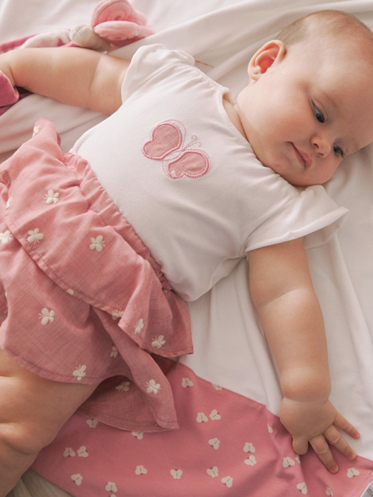 Completo gonna Bimba ROSA 1853 /R - NANU' BABY