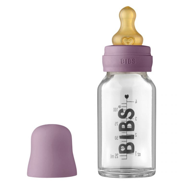 Set Completo Biberon in Vetro Malva LILLA 5013300 - NANU' BABY