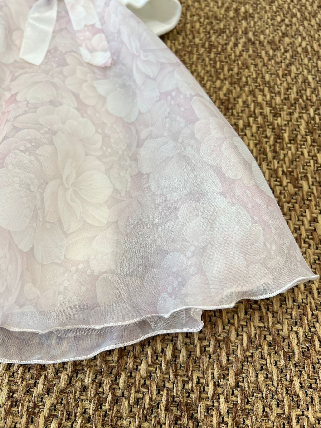 Abito Organza Bimba ROSA 7L-VTL07L - NANU' BABY