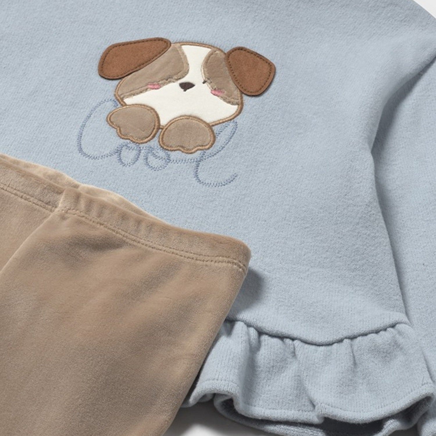 Completo leggings pullover Bimba Grigio 2738/27 - NANU' BABY