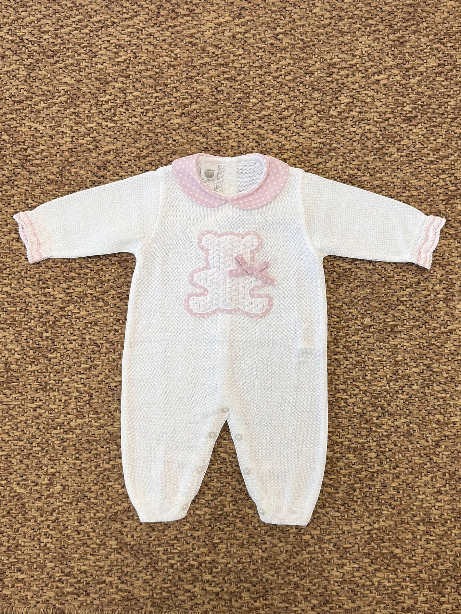 Tutina Neonata BIANCO EB1010 - NANU' BABY