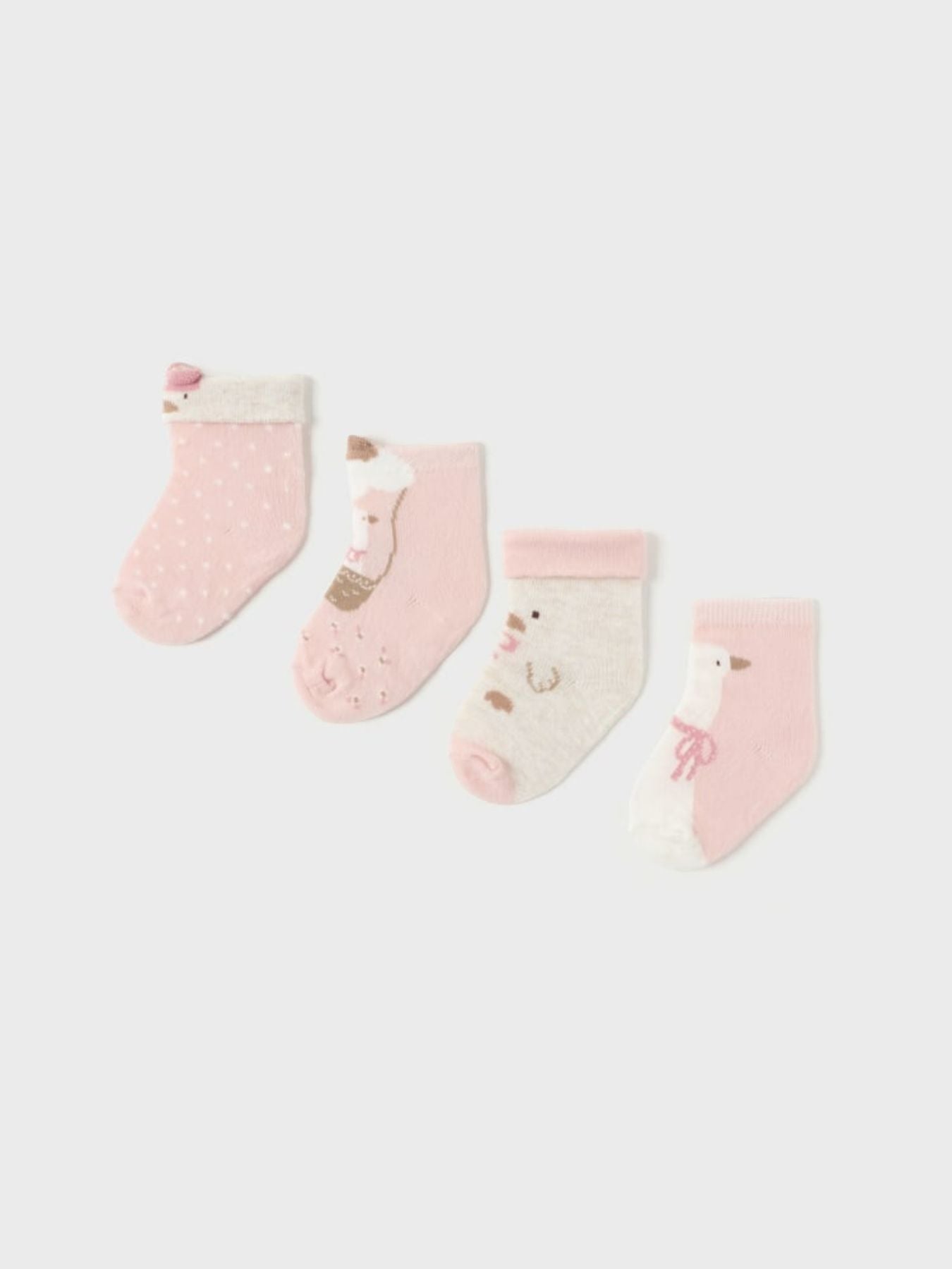 Set 4 calze ROSA 2G-9762/RB - NANU' BABY