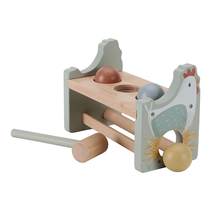 Panca da Martellamento con palline rotanti Piccola Fattoria AL CAMPIONE LD7146 - NANU' BABY