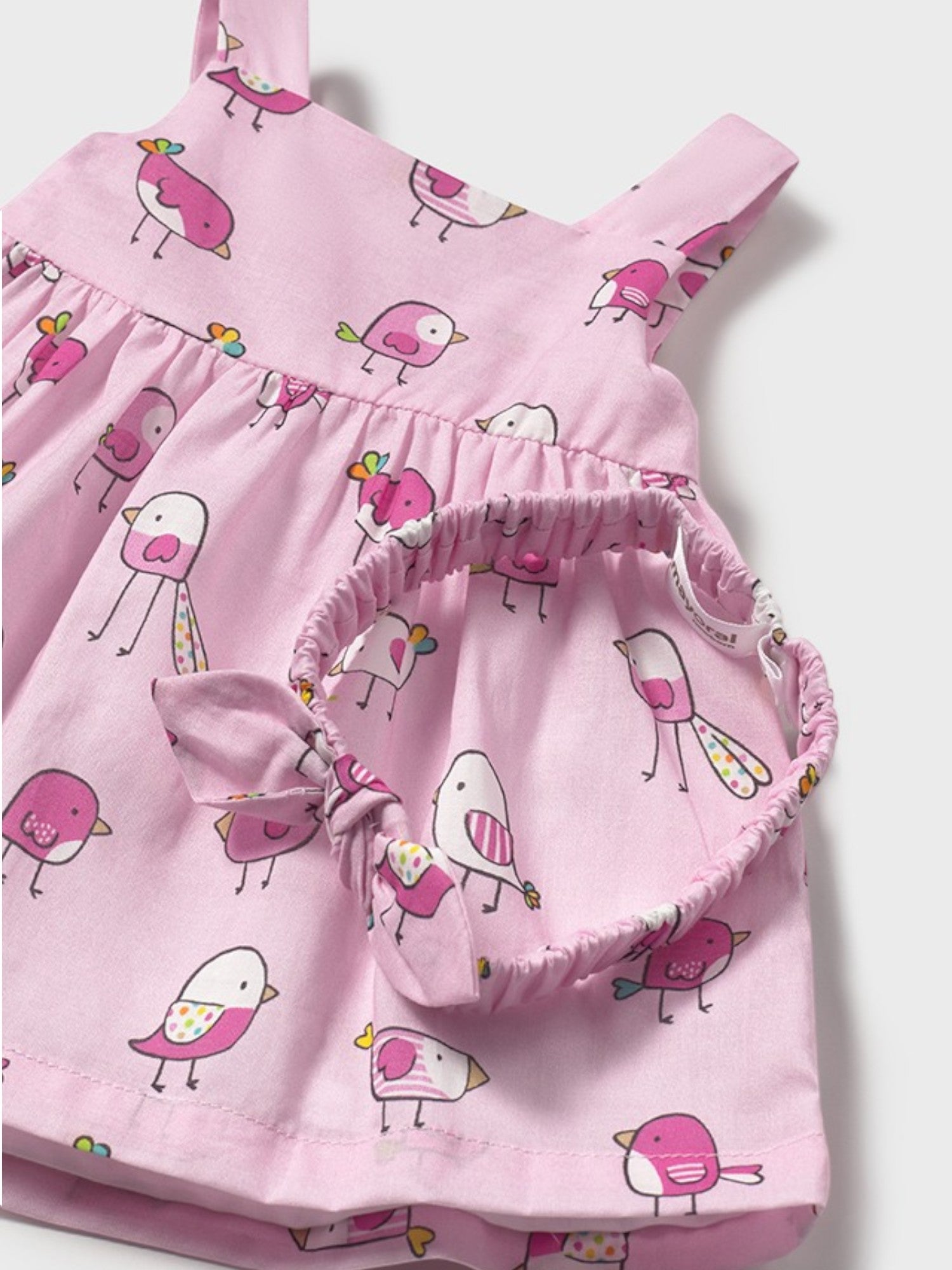 Abito e cerchietto Bimba ROSA 1873 /R - NANU' BABY