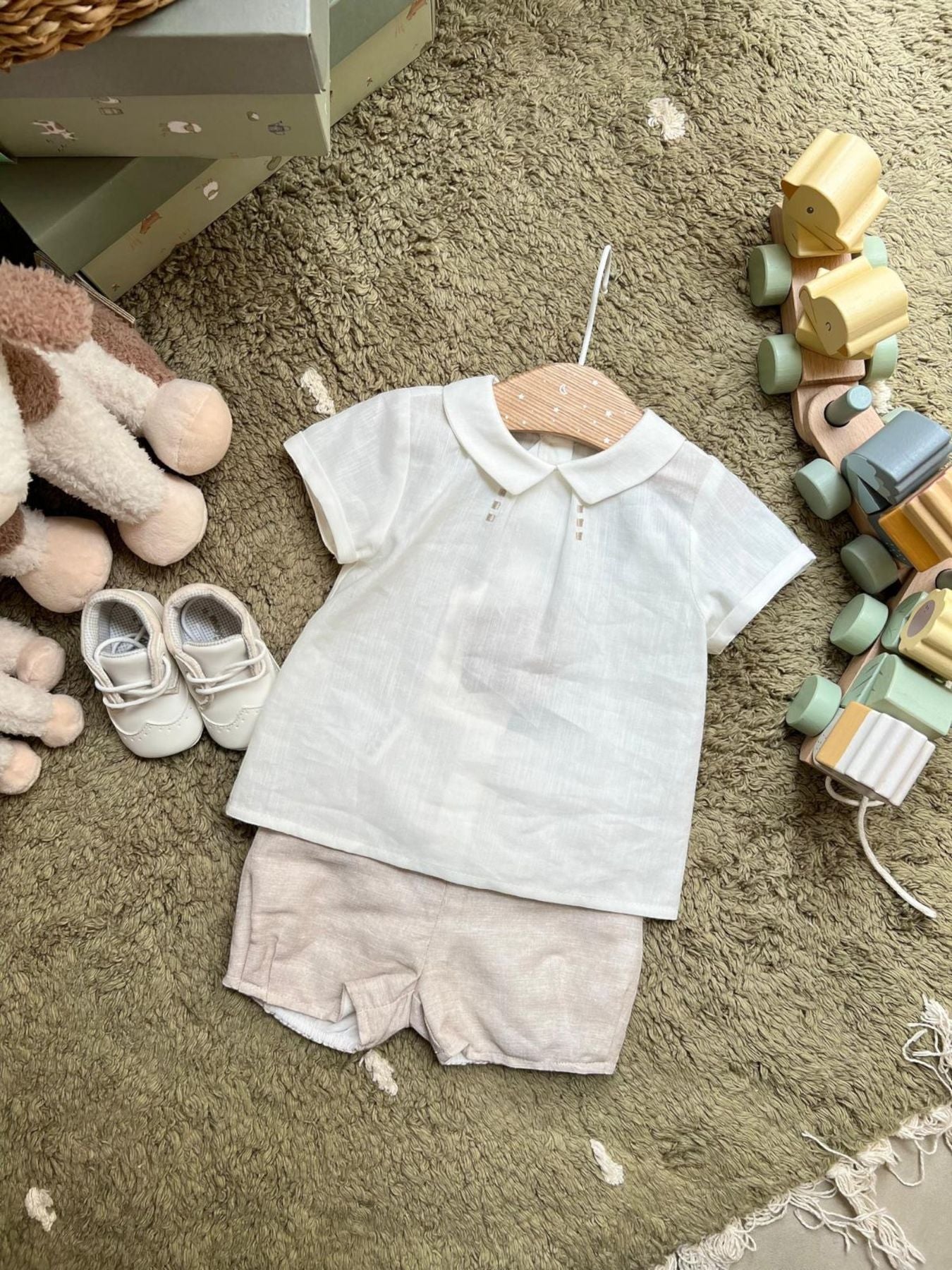 Compl.pant.corto Bimbo BEIGE 1216/L - NANU' BABY