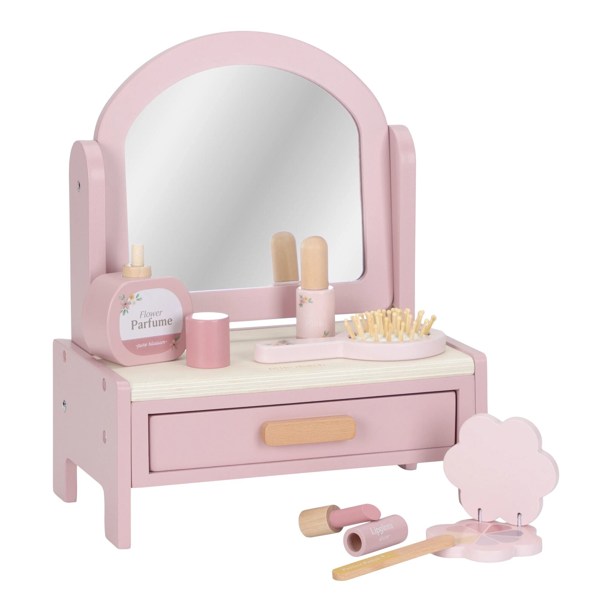 Toeletta in legno Rosa LD2516