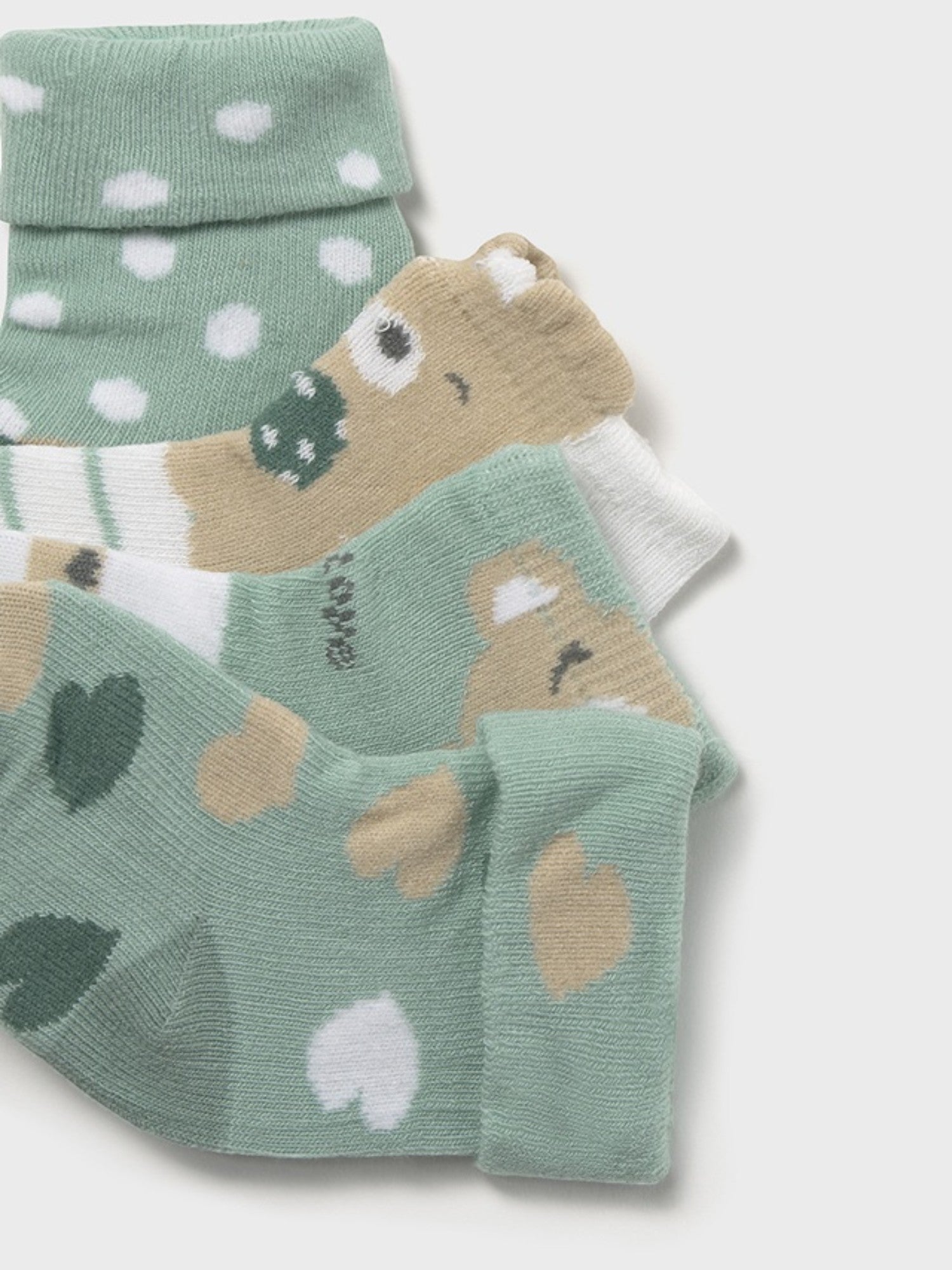 Set 4 calze VERDE 9867 /V - NANU' BABY