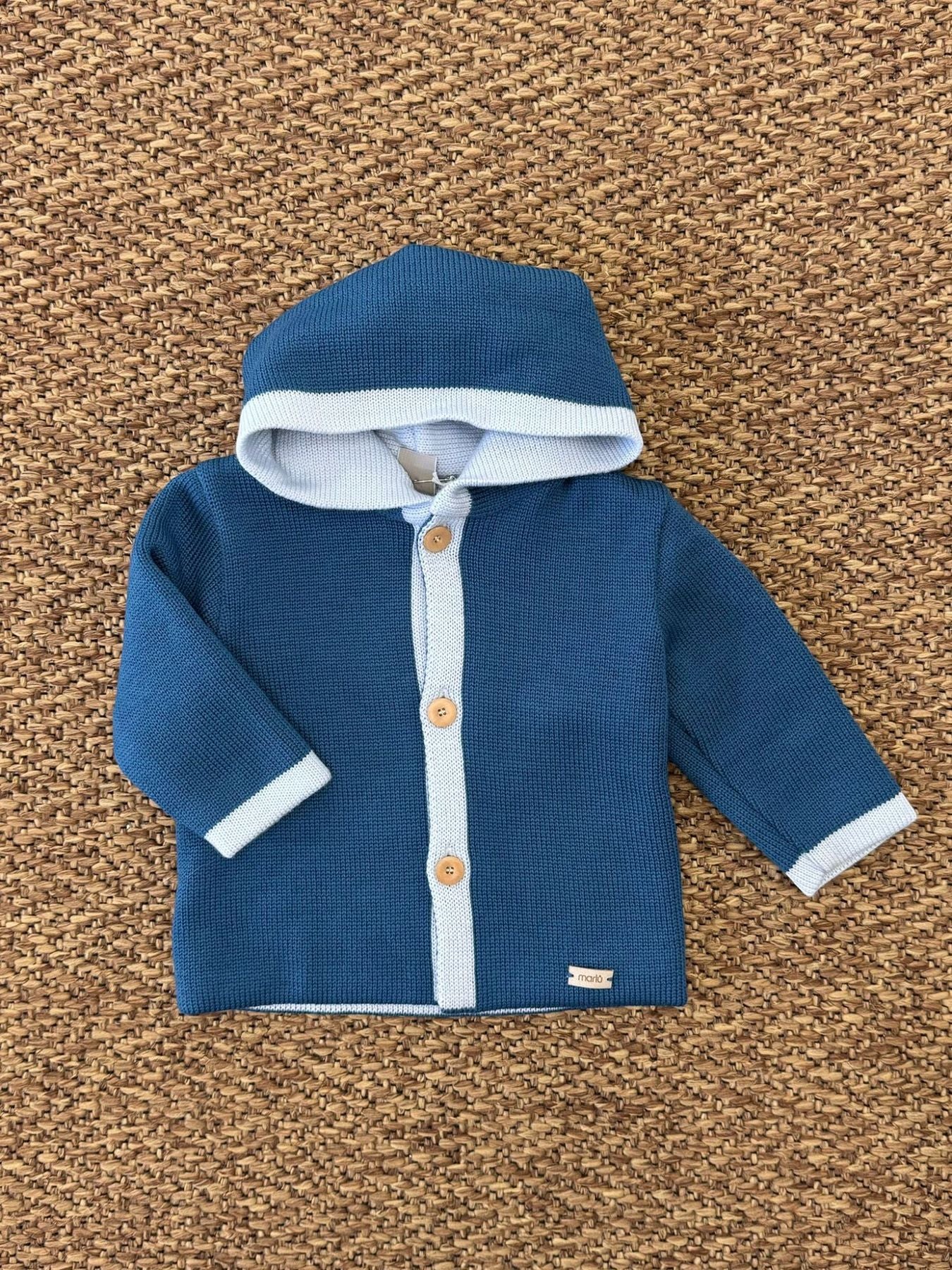 Cappotto in lana Neonato BLU IB7640 - NANU' BABY