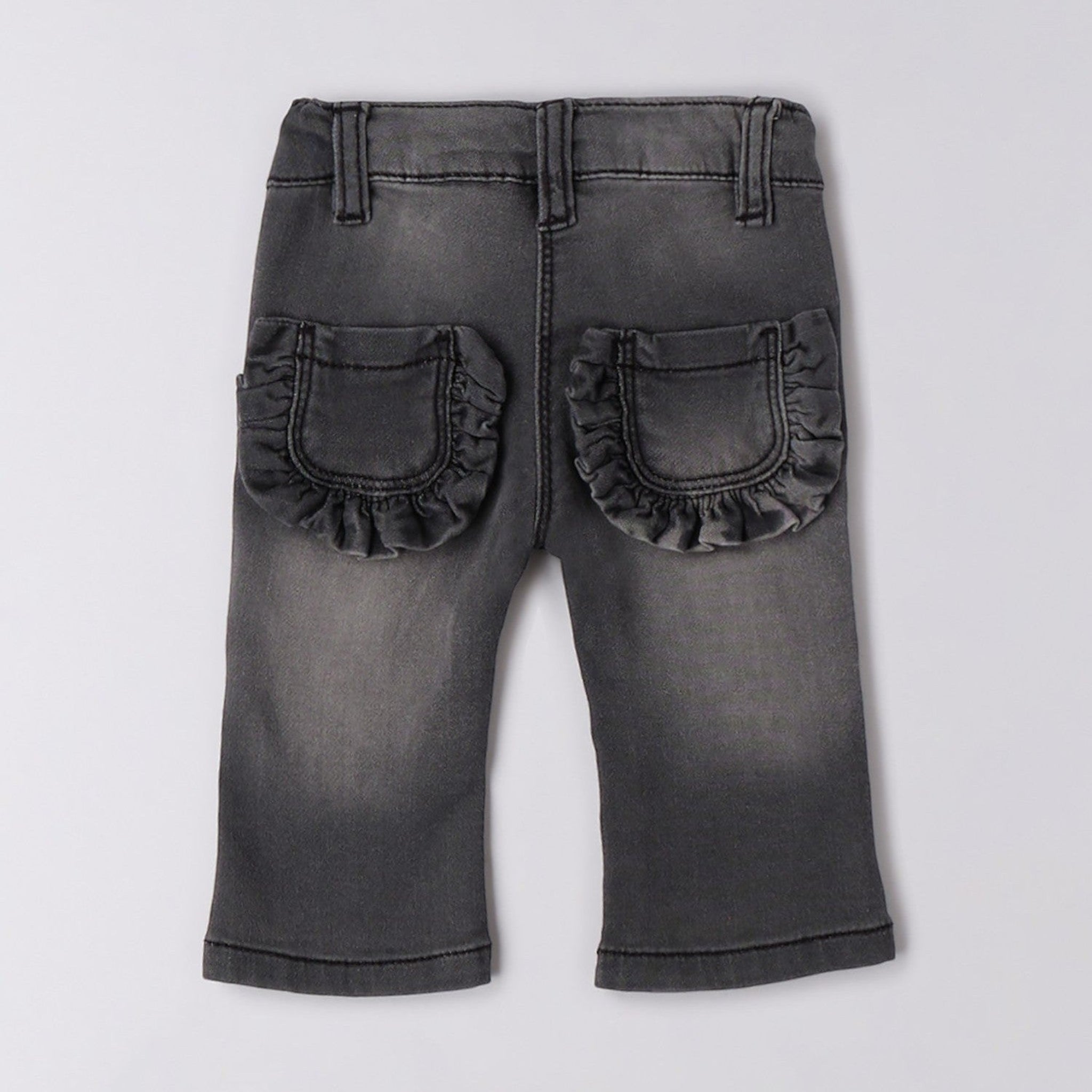 Pantalone Denim Lungo Bimba Grigio 3F740/7992 - NANU' BABY