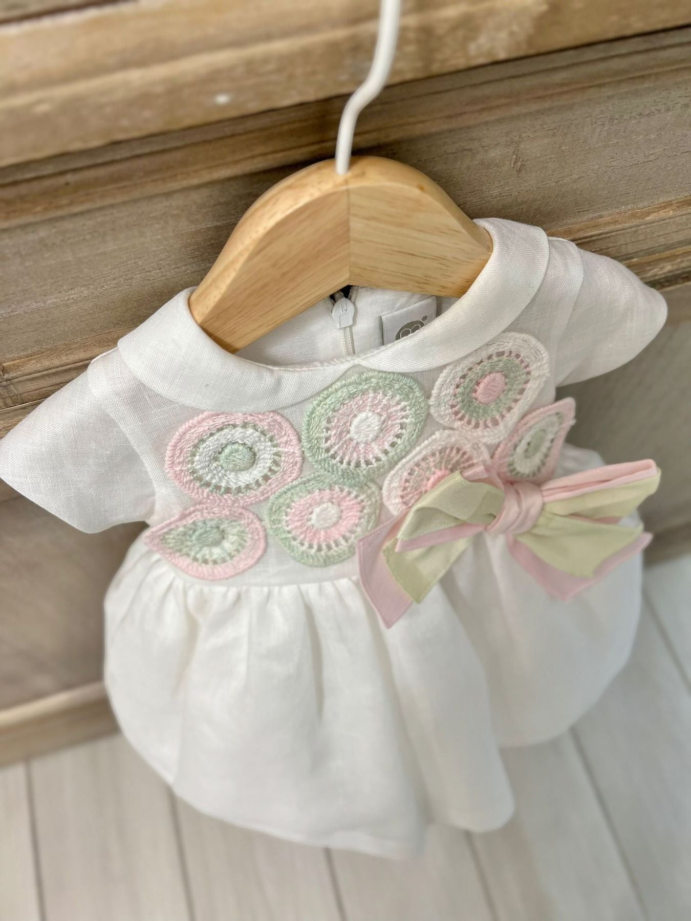 Abito Bimba BIANCO EP1900 - NANU' BABY