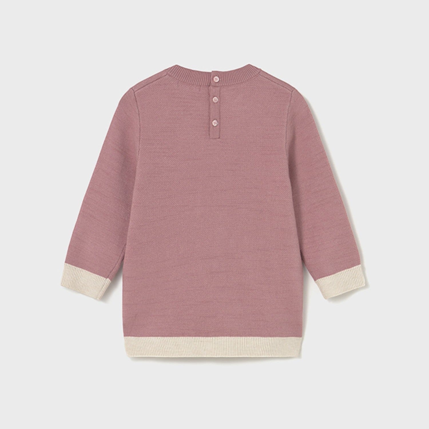 Abito maglia jacquard Bimba Rosa 2911/31 - NANU' BABY