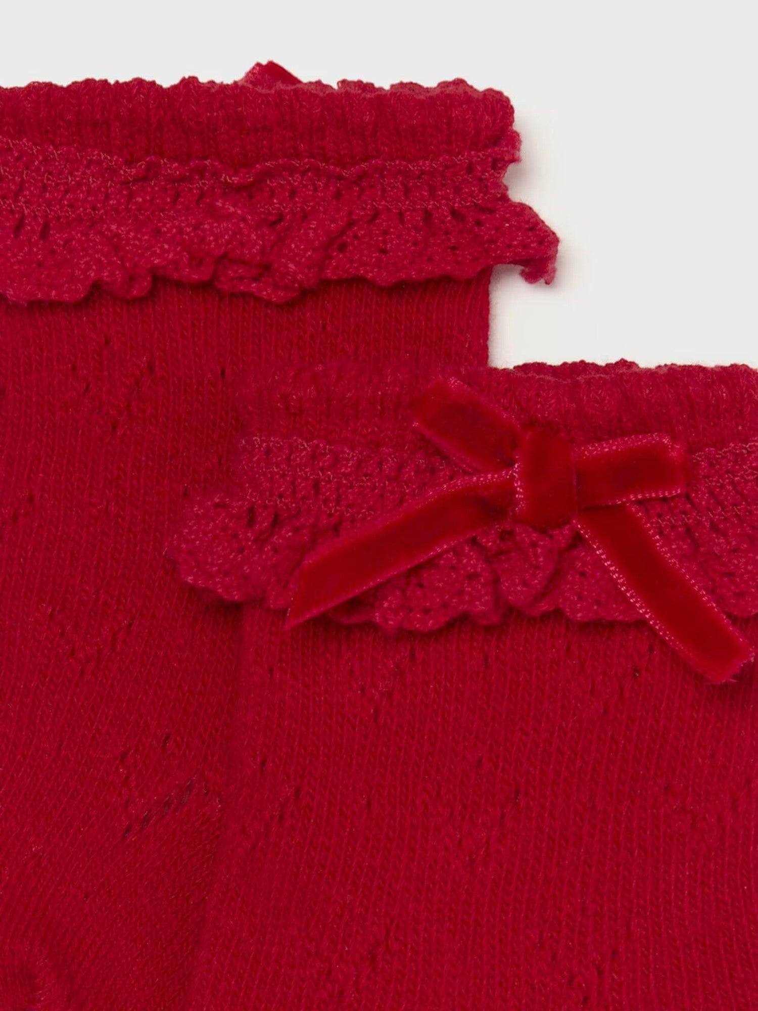 Calzini trafori ROSSO 2D-9761/RS - NANU' BABY
