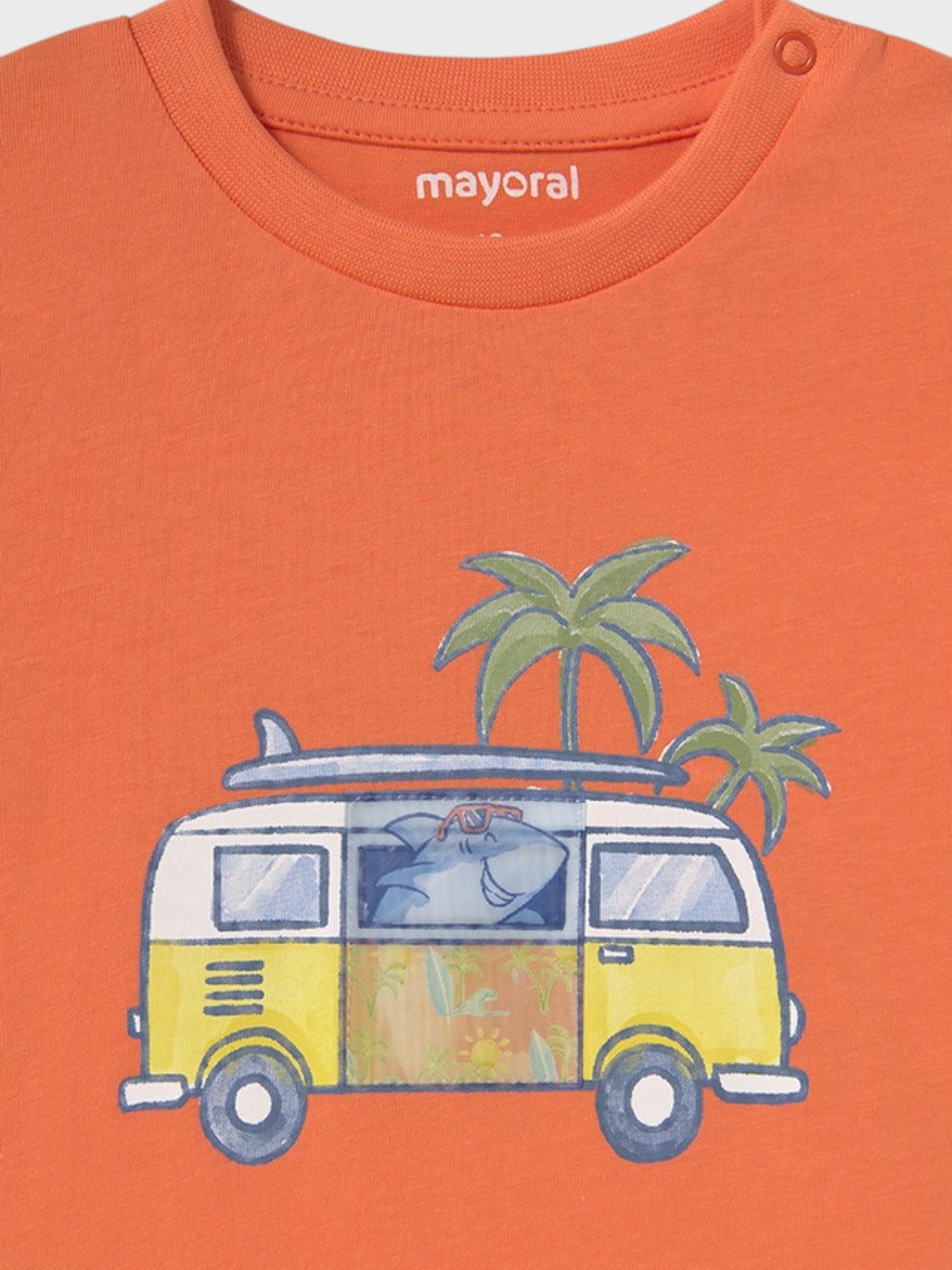 Maglietta m/c play lenticolar Bimbo ARANCIO 1063/44 - NANU' BABY
