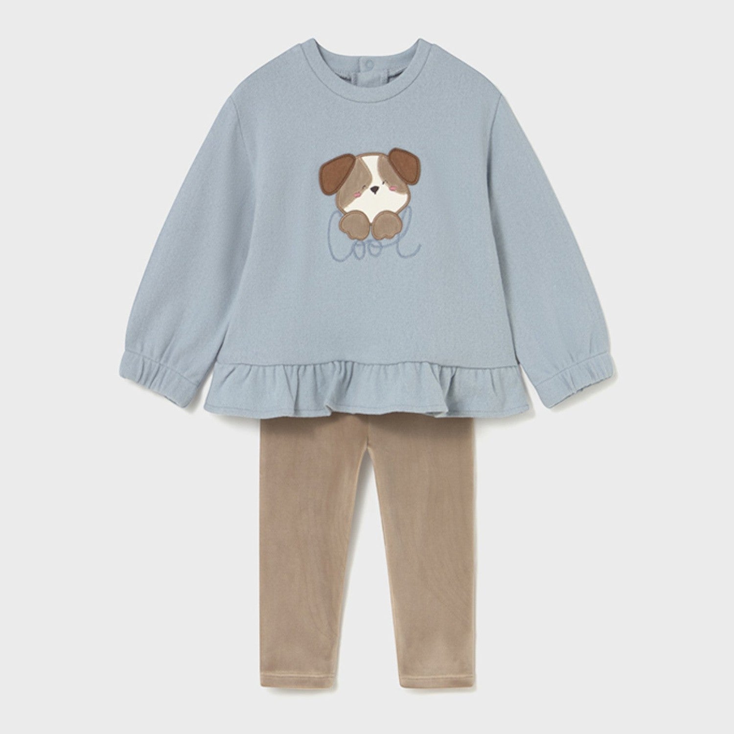 Completo leggings pullover Bimba Grigio 2738/27 - NANU' BABY