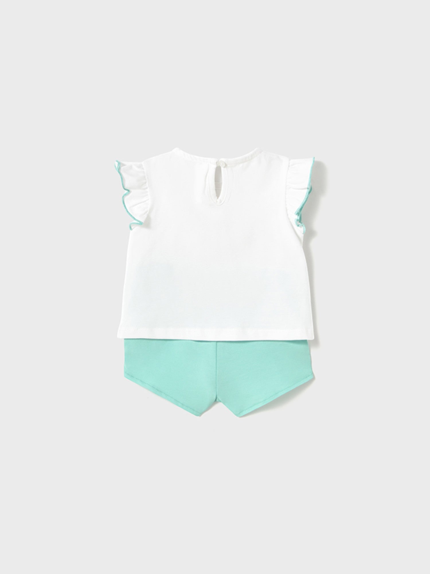 Completo punto 4 pezzi Bimba VERDE 1671 /V - NANU' BABY