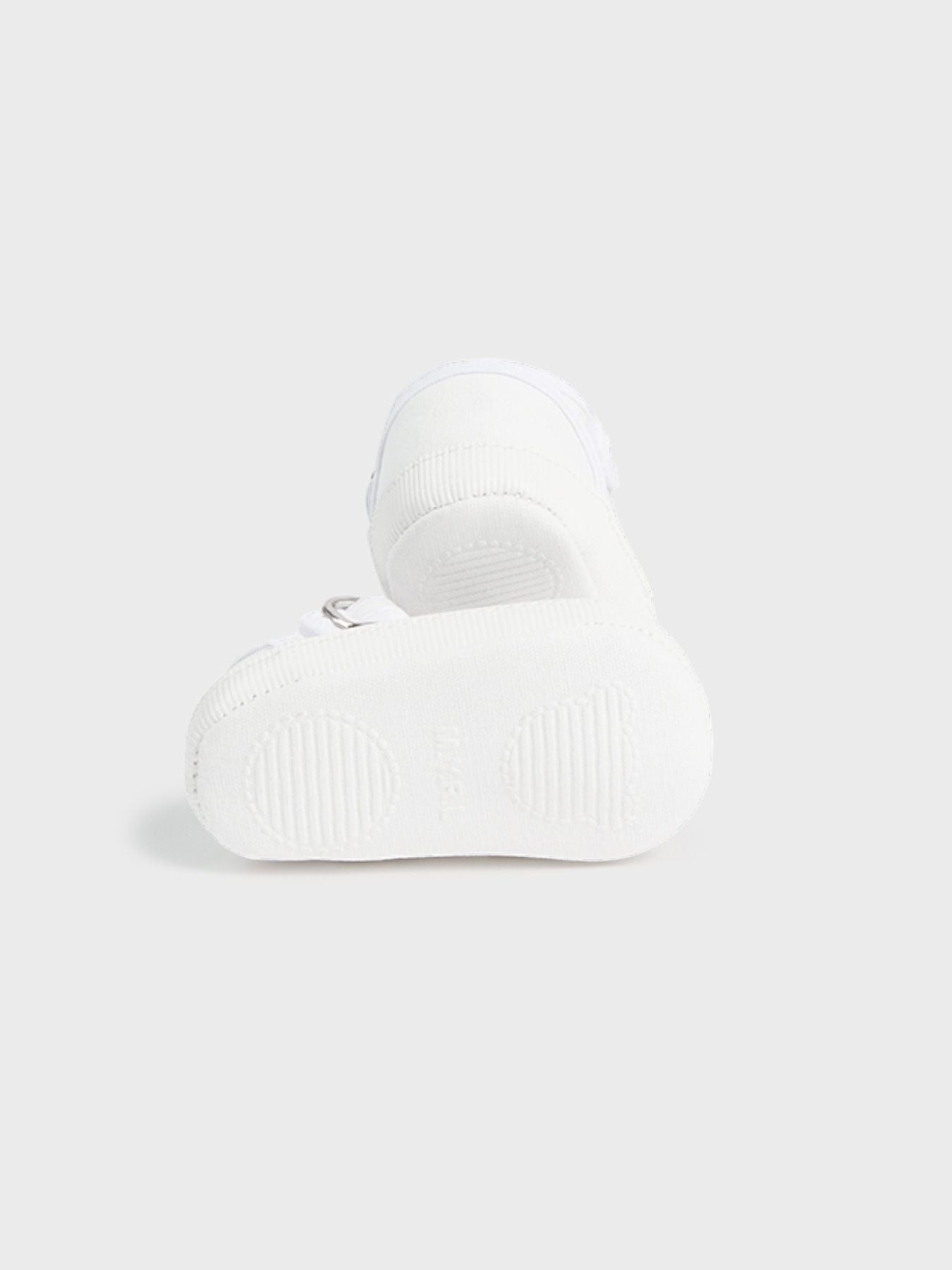 Scarpetta in tela Bimbo BIANCO 9731/B - NANU' BABY