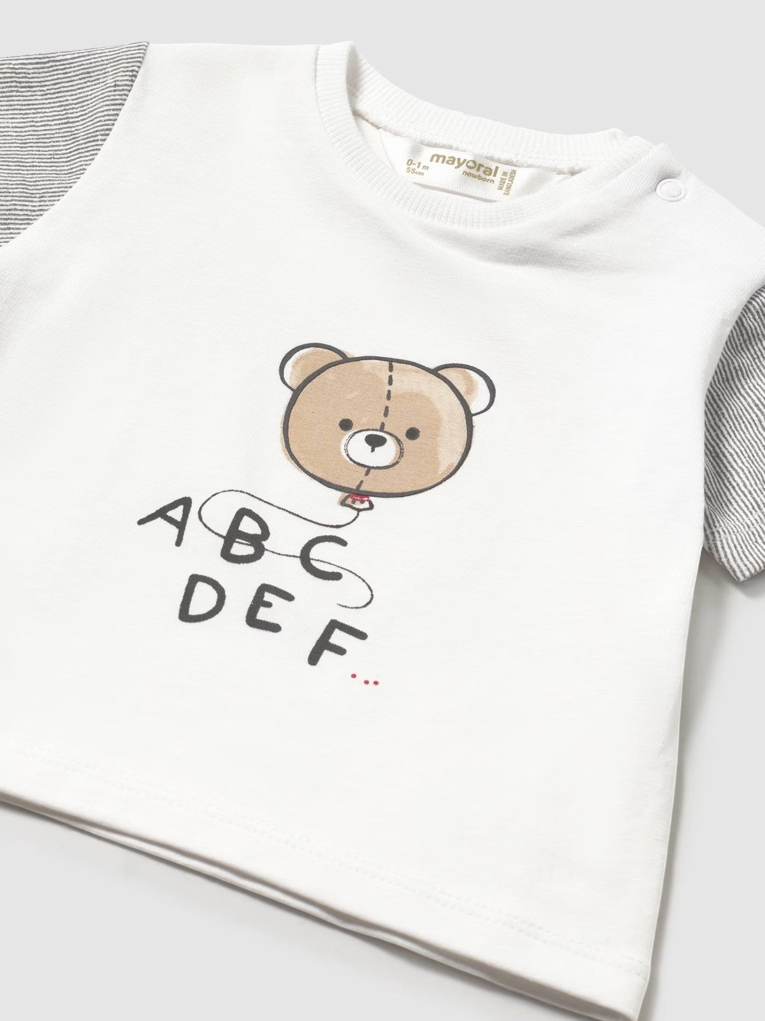 Maglia manica corta Bimbo BIANCO 1037 /B - NANU' BABY