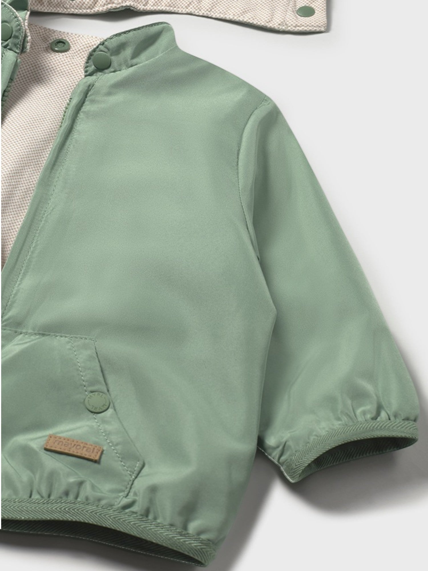 Giacca a vento reversibile Bimbo VERDE 1456 /V - NANU' BABY