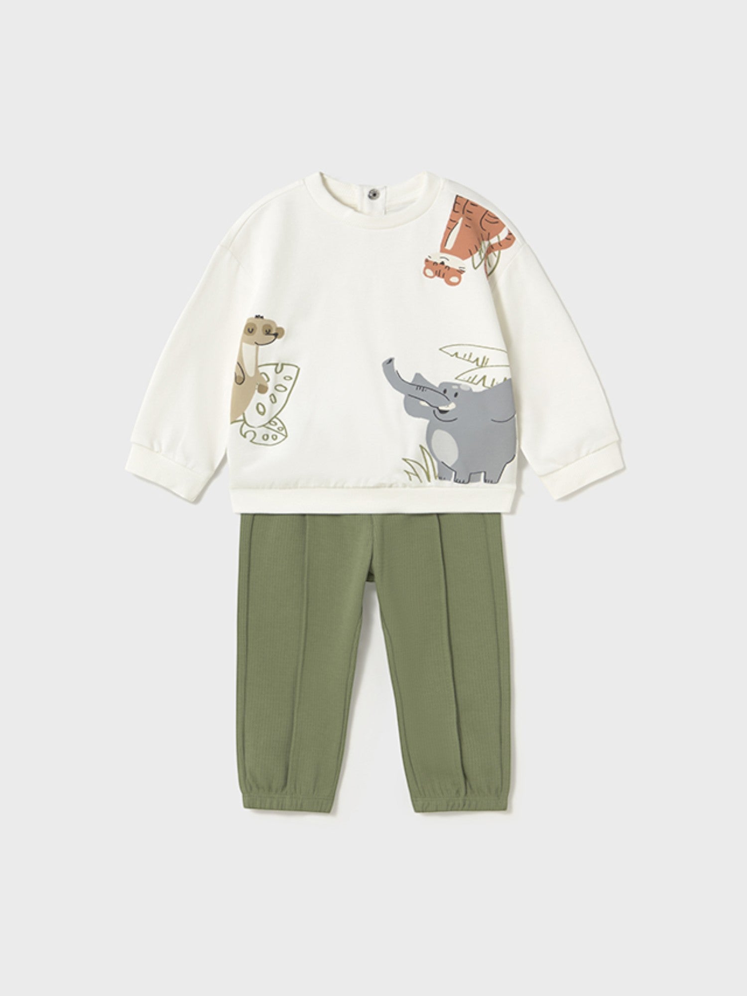 Tuta pullover Bimbo VERDE 1841/29 - NANU' BABY