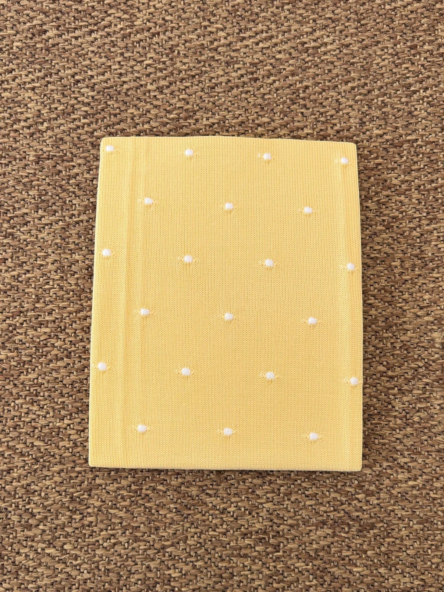 Coperta pois giallo Neonata GIALLO 3430/161 - NANU' BABY