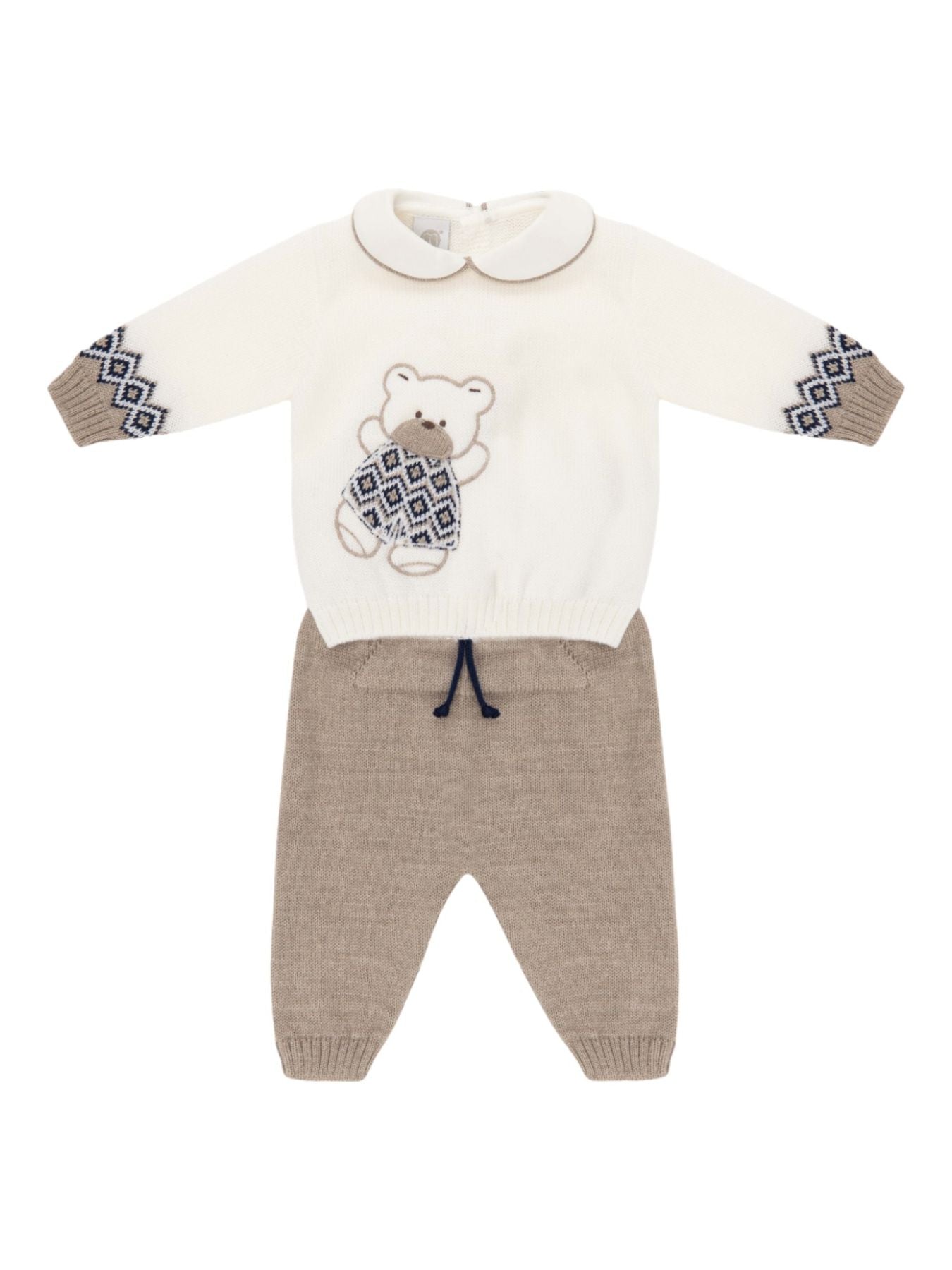 Completo nascita Orsetto Neonato VANIGLIA IB5150 - NANU' BABY