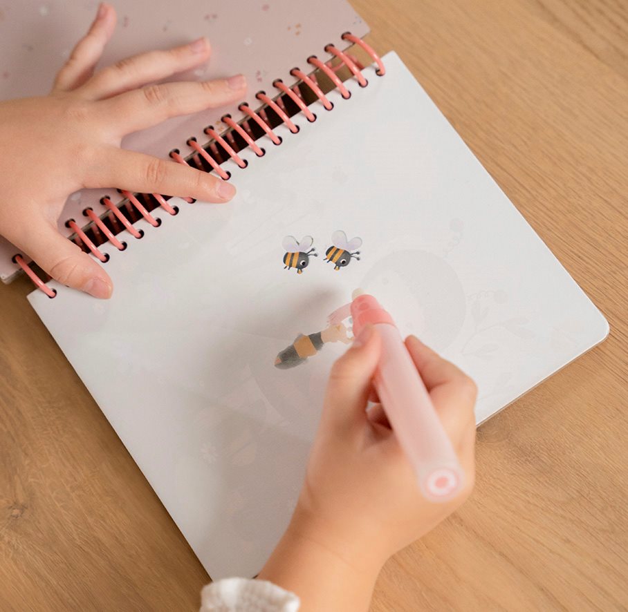 Libro magico da colorare con acqua Rosa 125476