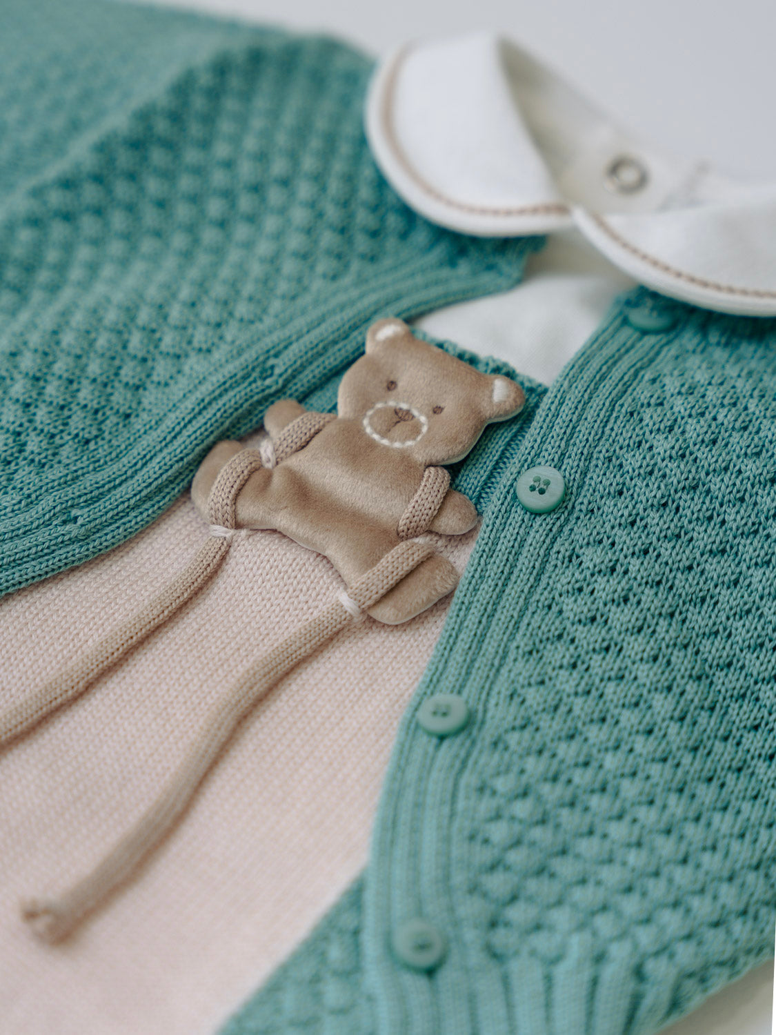 Completo nascita Mongolfiera Neonato VERDE IN5731/V - NANU' BABY
