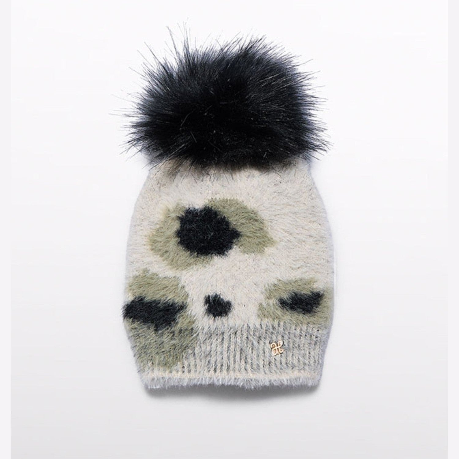 Cappello tricot jacquard pelo Bimba Nero 5963/1 - NANU' BABY