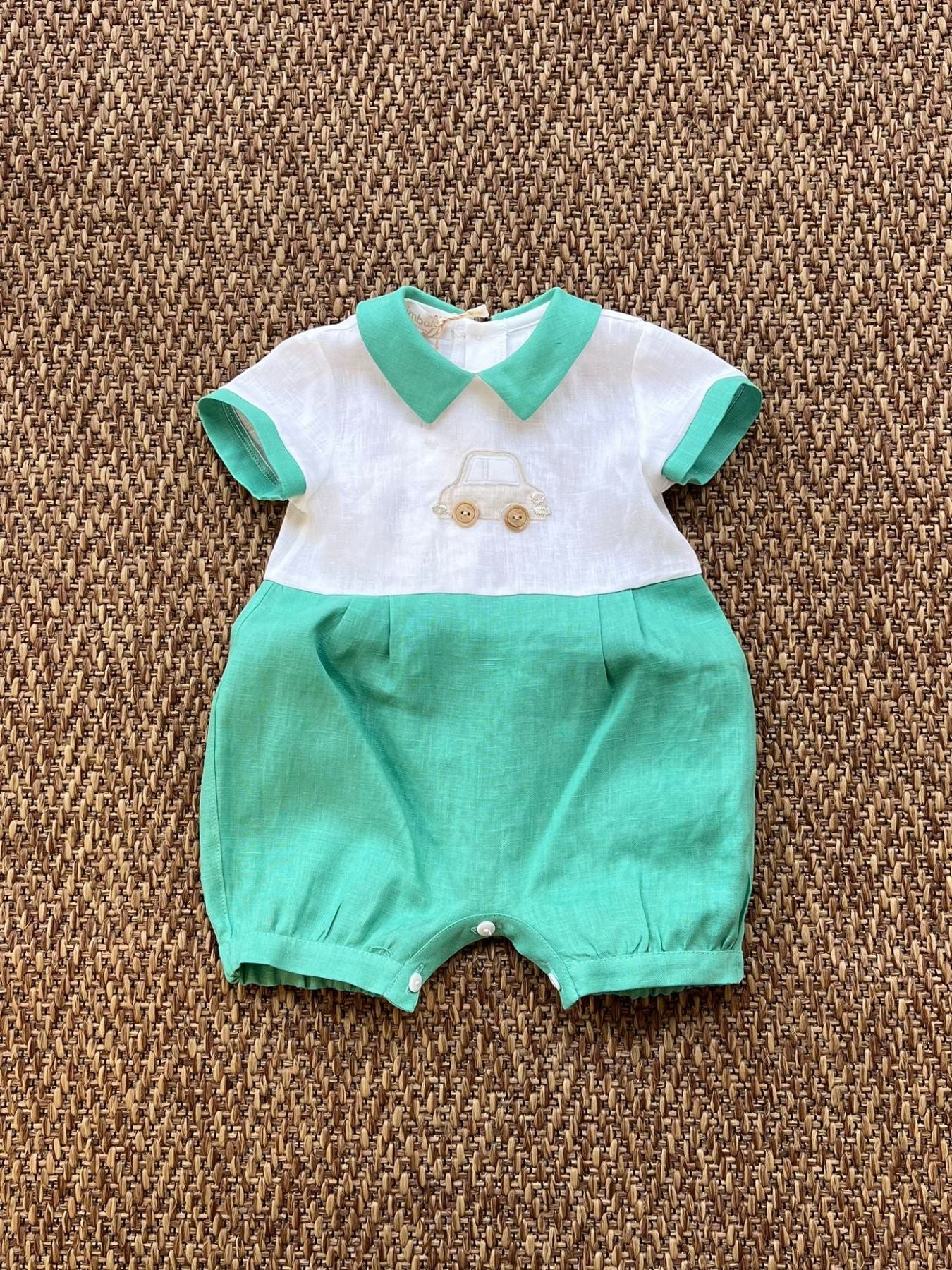 PAGLIACCETTO Bimbo VERDE CAR 7169 - NANU' BABY