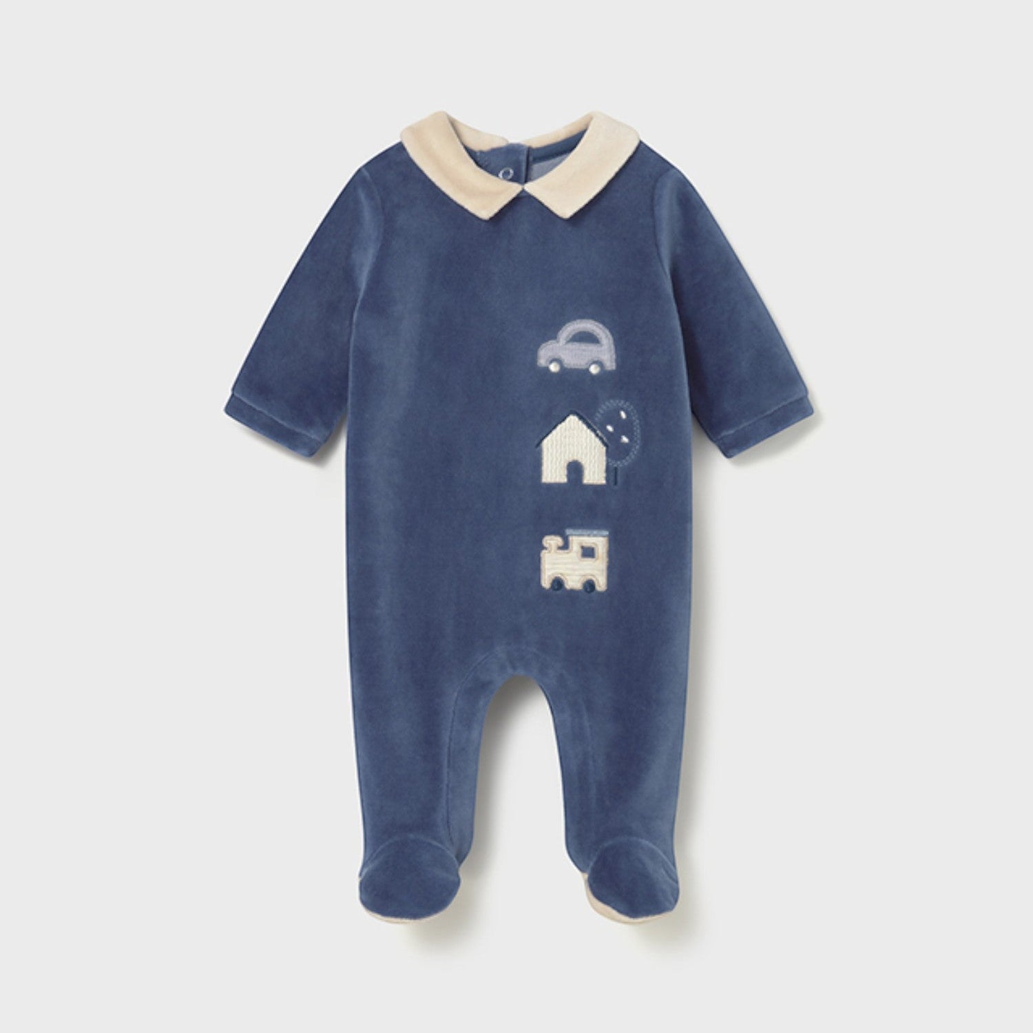 Baby Romper, Light Blue, 2716/46
