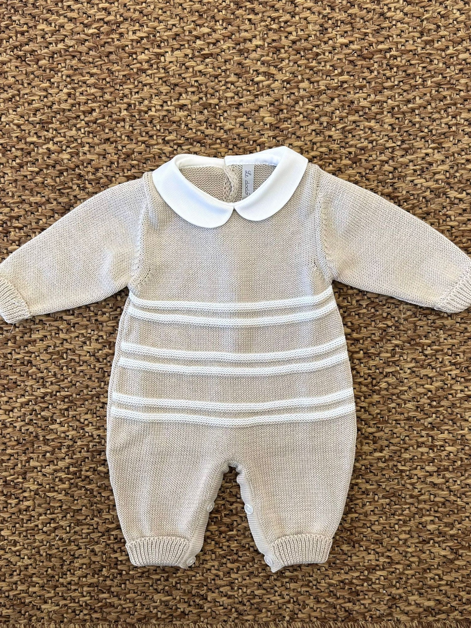 Tutina Neonato BIANCO T66L/3001 - NANU' BABY