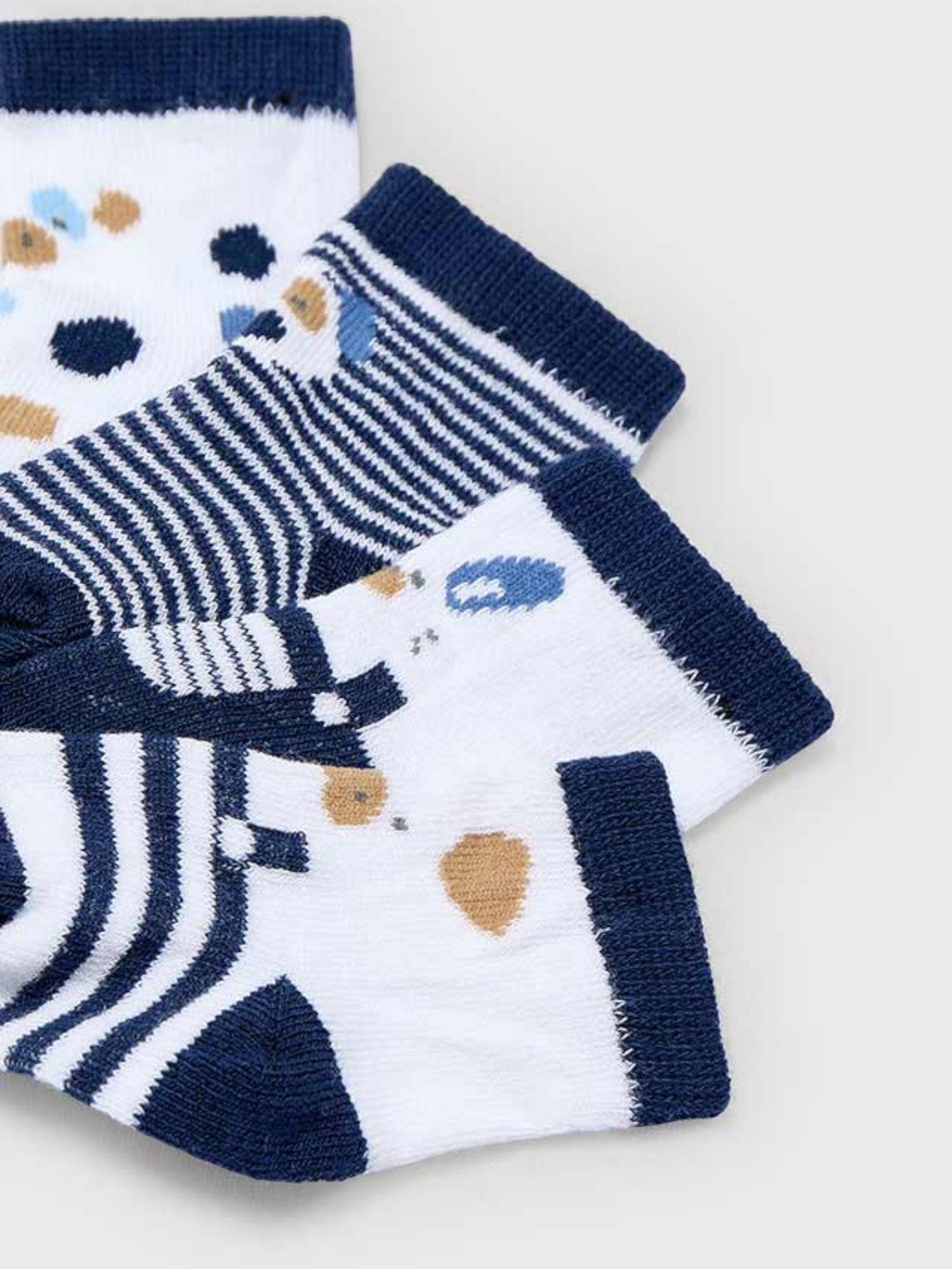 Set 4 calze BLU 9862 /BL - NANU' BABY