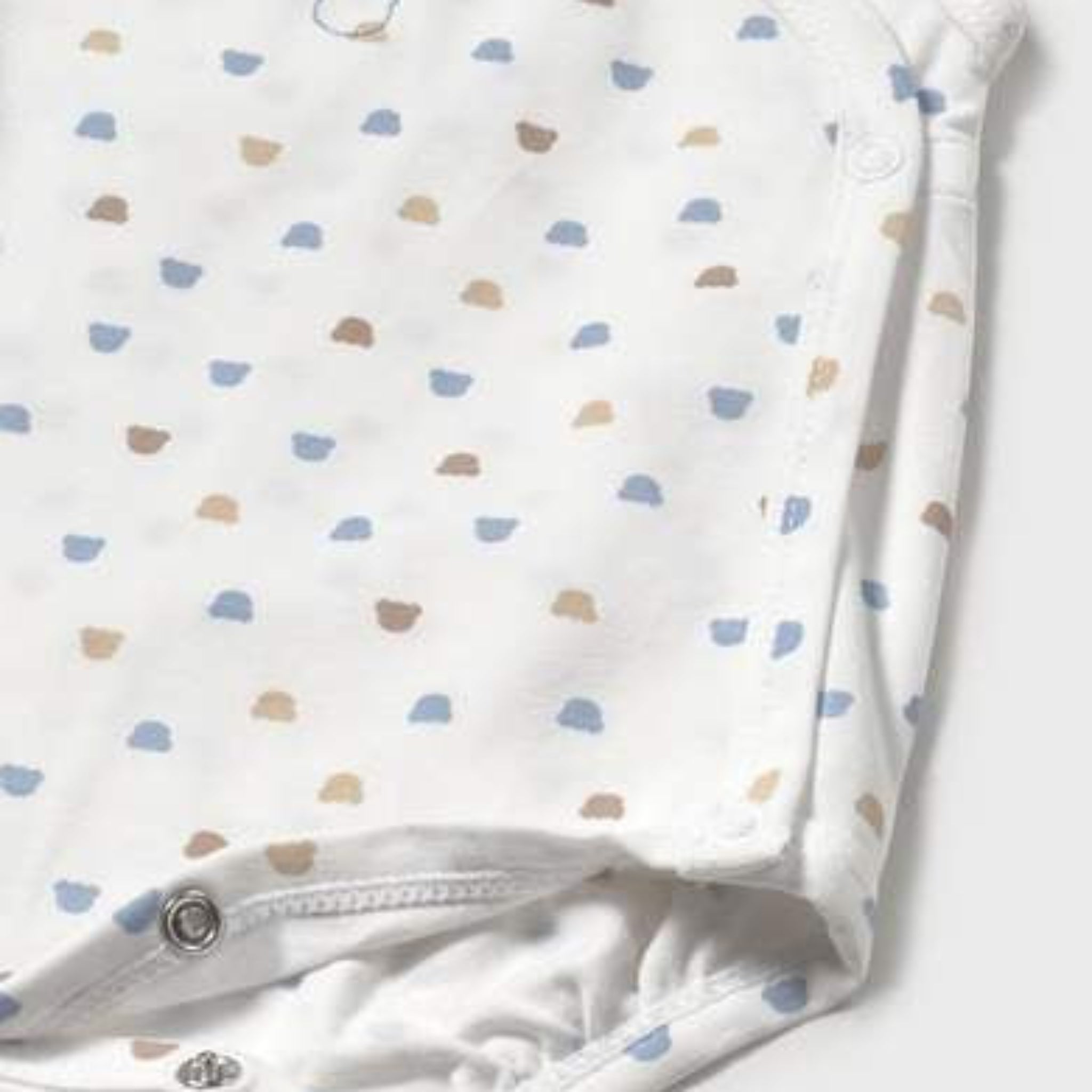 Body manica smanicata Neonato AZZURRO 1702 /A - NANU' BABY