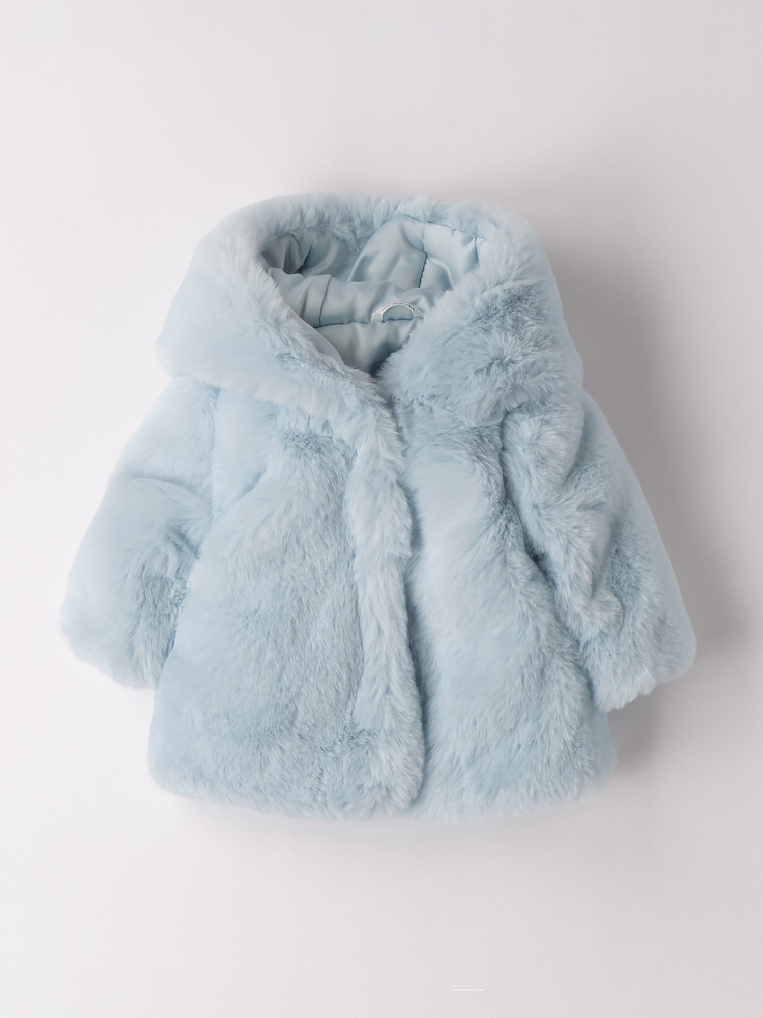 Cappotti-Giub. Navetta Eco-Pelle Pellic. Bimba Bianco 3F735/3942 - NANU' BABY
