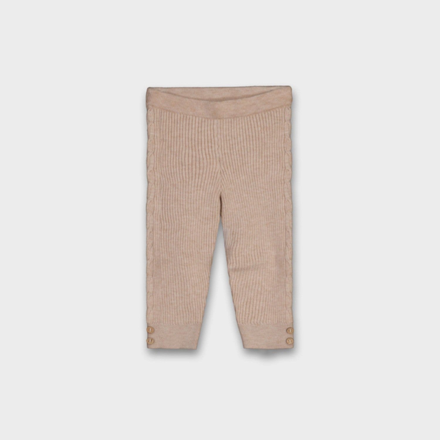 Leggings maglia tricot Bimba Beige 10015/61 - NANU' BABY