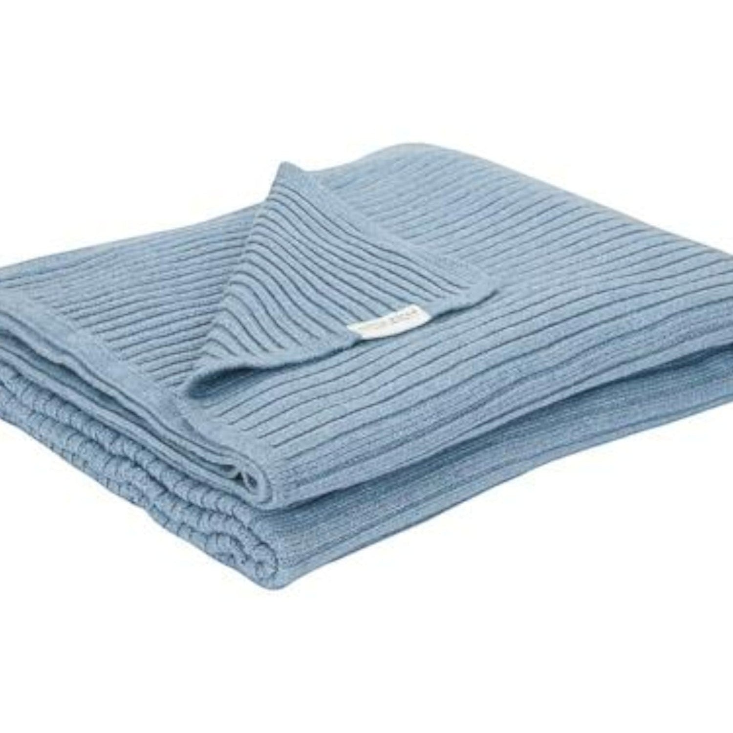 Copertina Culla lavorata a maglia Blu TE13644035 - NANU' BABY