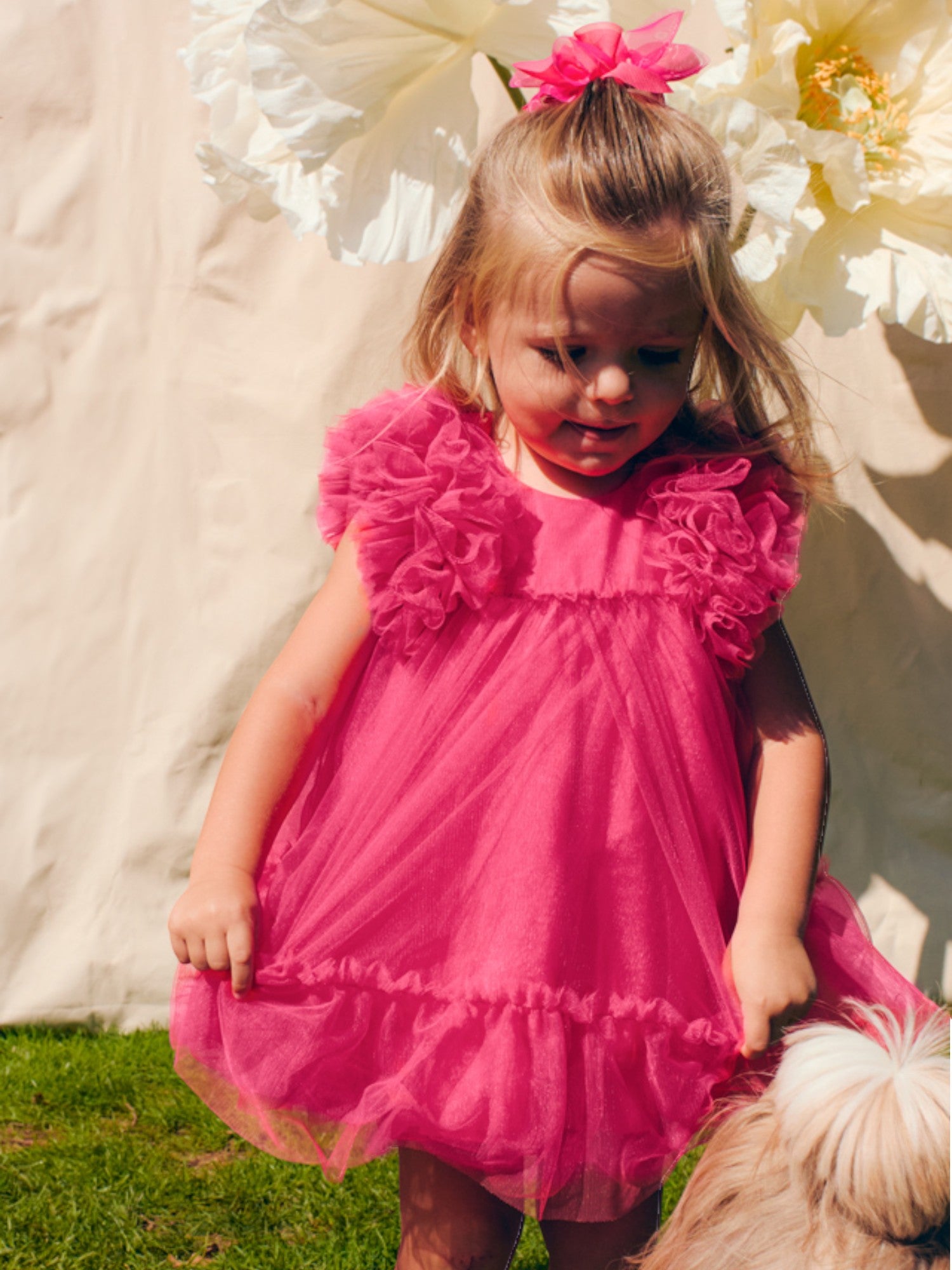 Abito tulle Bimba FUCSIA 5029/92 - NANU' BABY