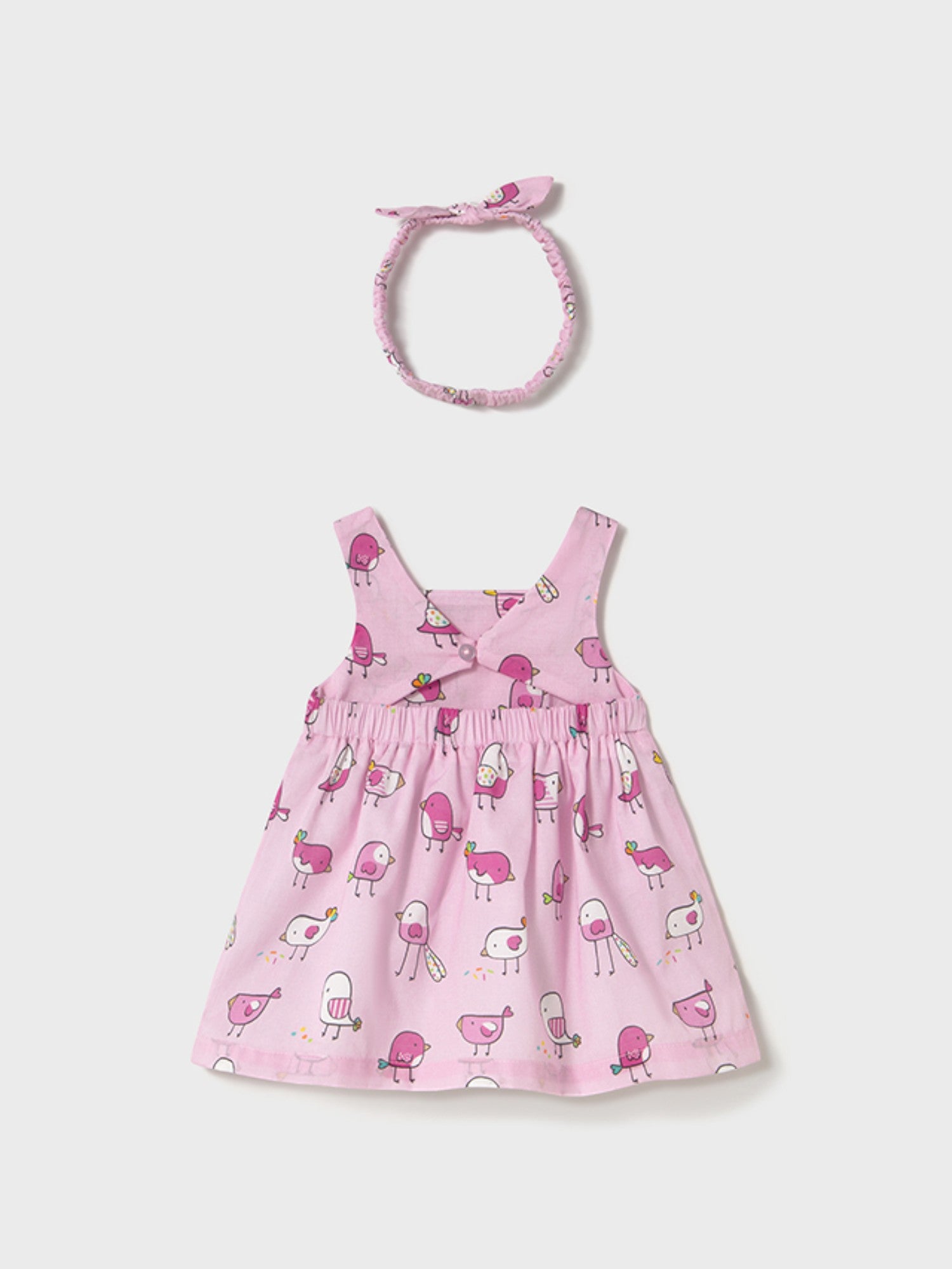 Abito e cerchietto Bimba ROSA 1873 /R - NANU' BABY