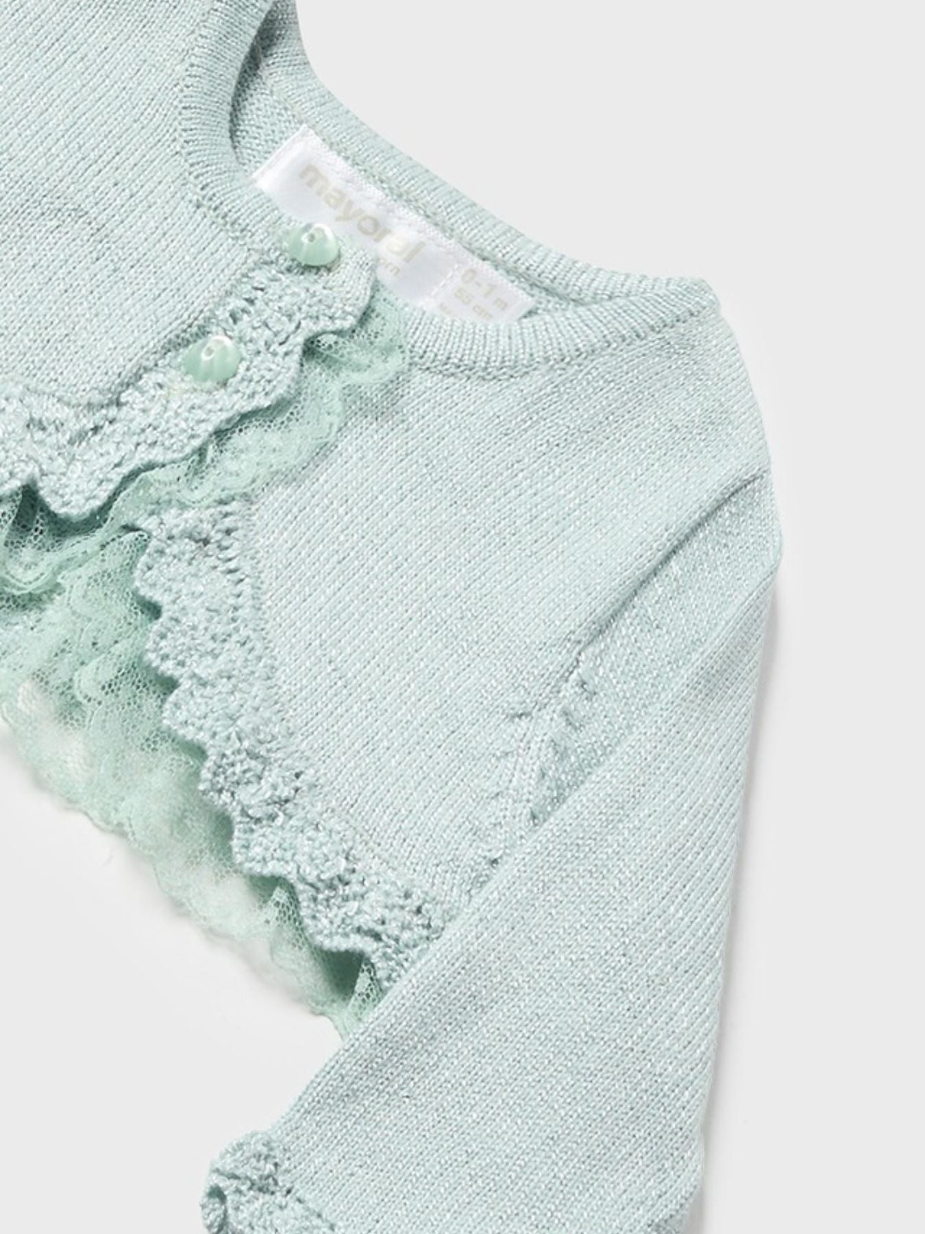 Cardigan cerimonia Bimba VERDE 1377/G - NANU' BABY