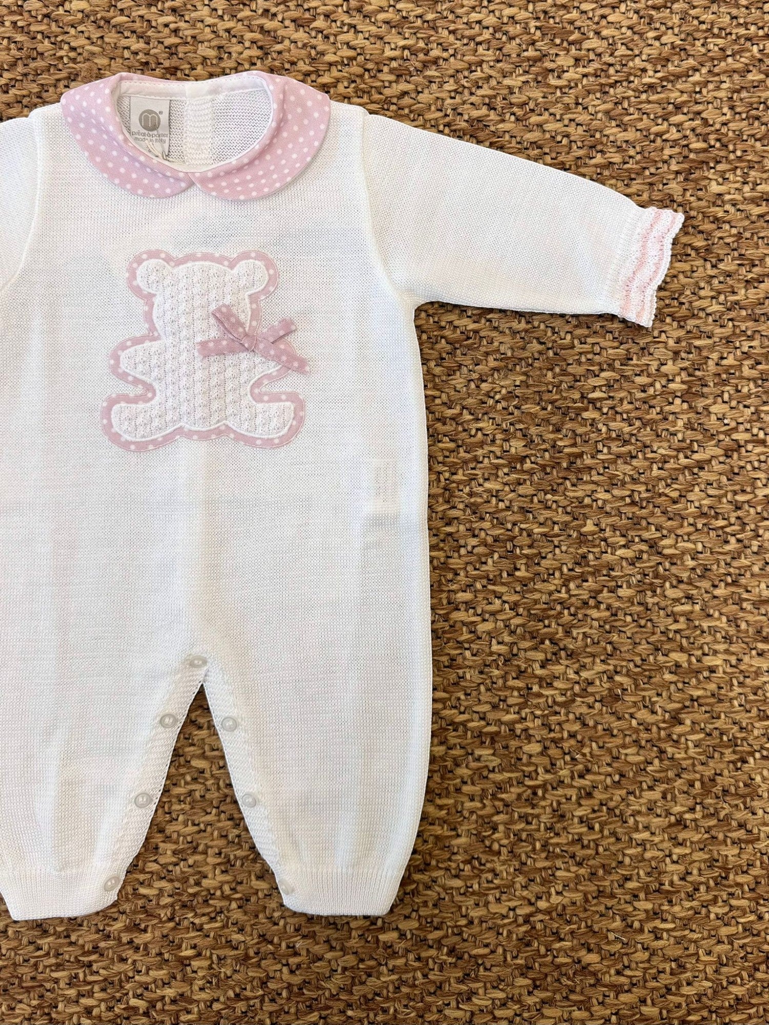 Tutina Neonata BIANCO EB1010 - NANU' BABY