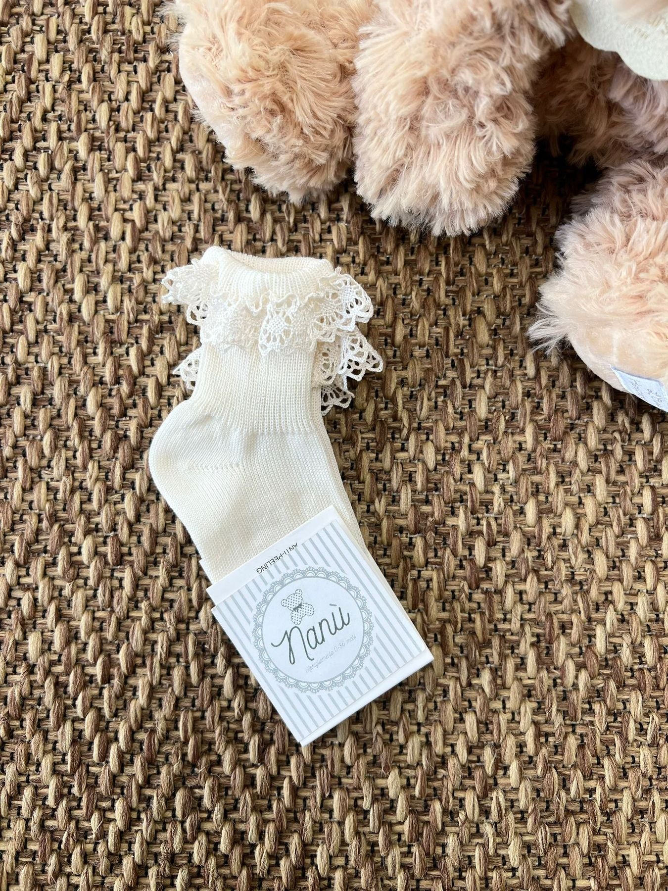 Calzino corto Pizzo PERLA 3034S - NANU' BABY
