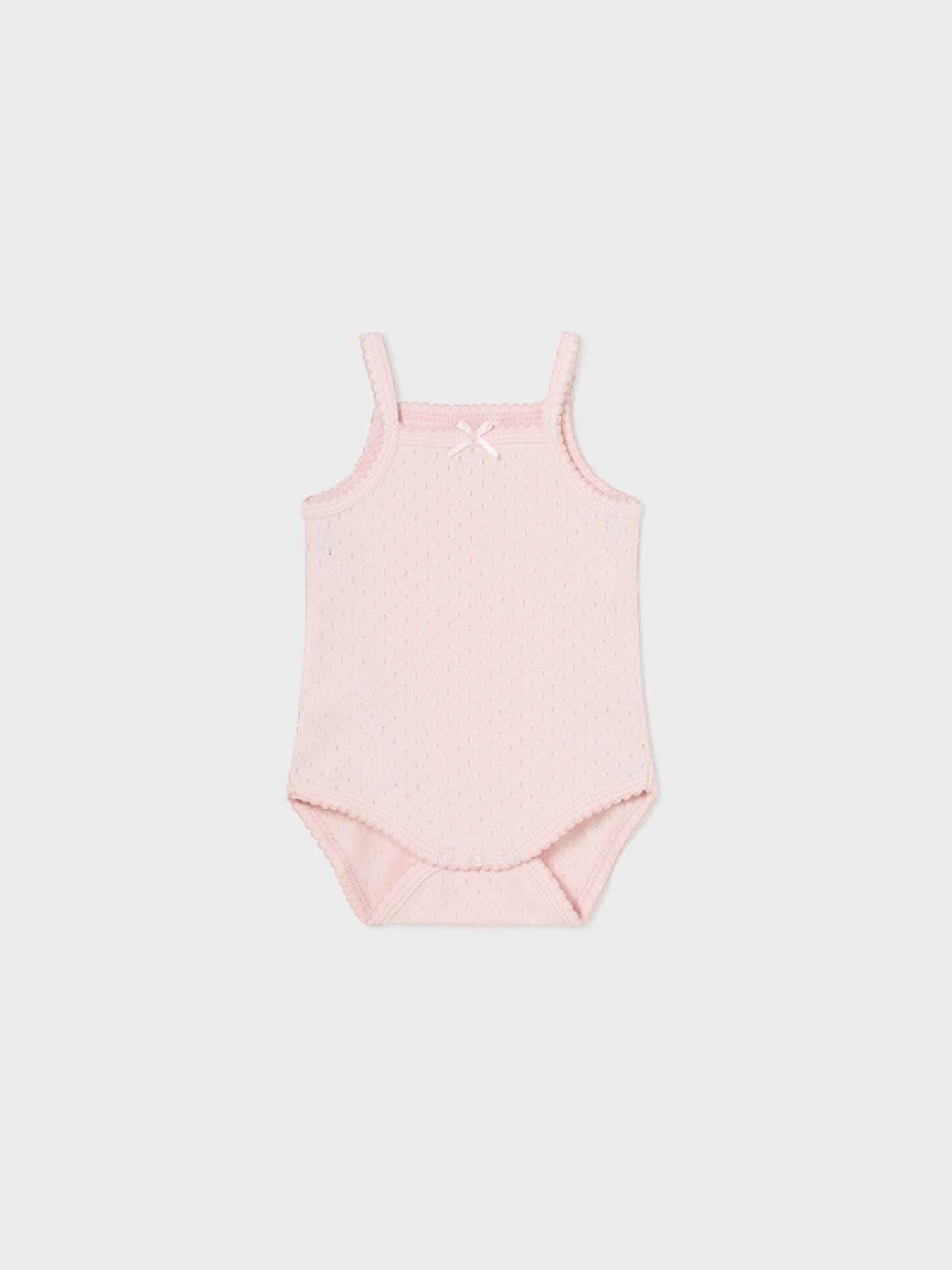 Body m/s traforato Neonata ROSA CIPRIA 1790/N - NANU' BABY