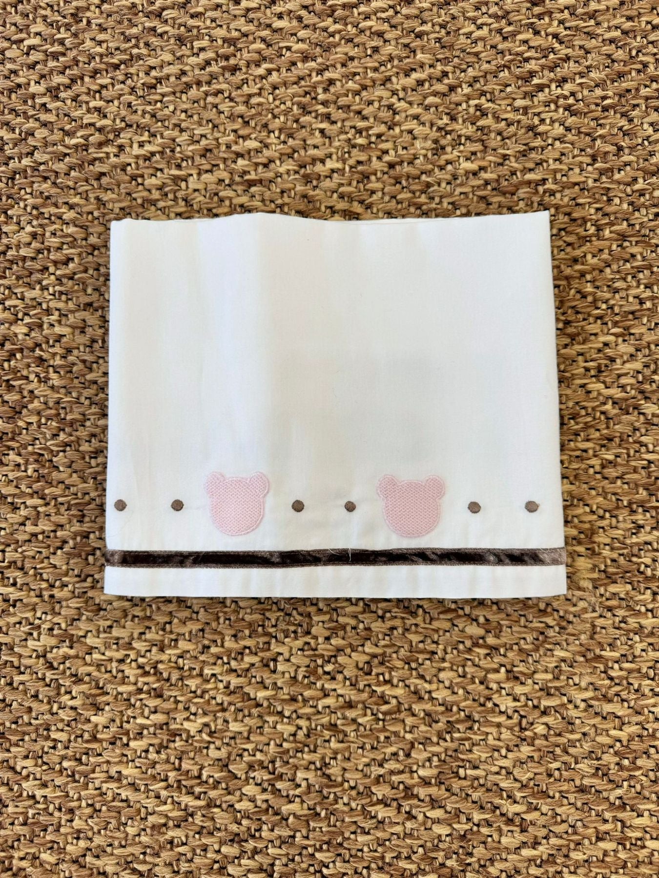 Lenzuolino Dolce Teddy Neonata BIANCO IB52LE - NANU' BABY