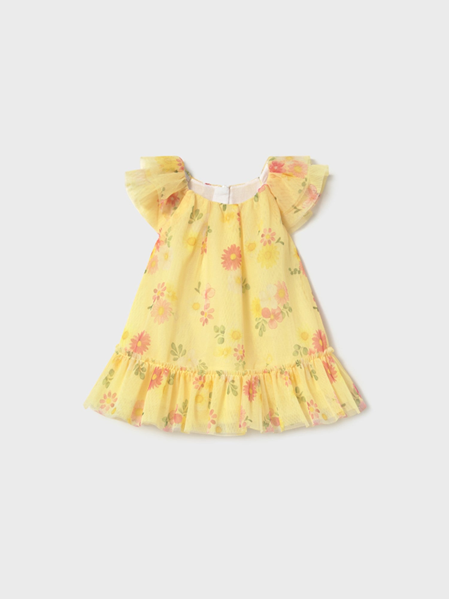 Abito tulle Bimba GIALLO 1850 /G - NANU' BABY