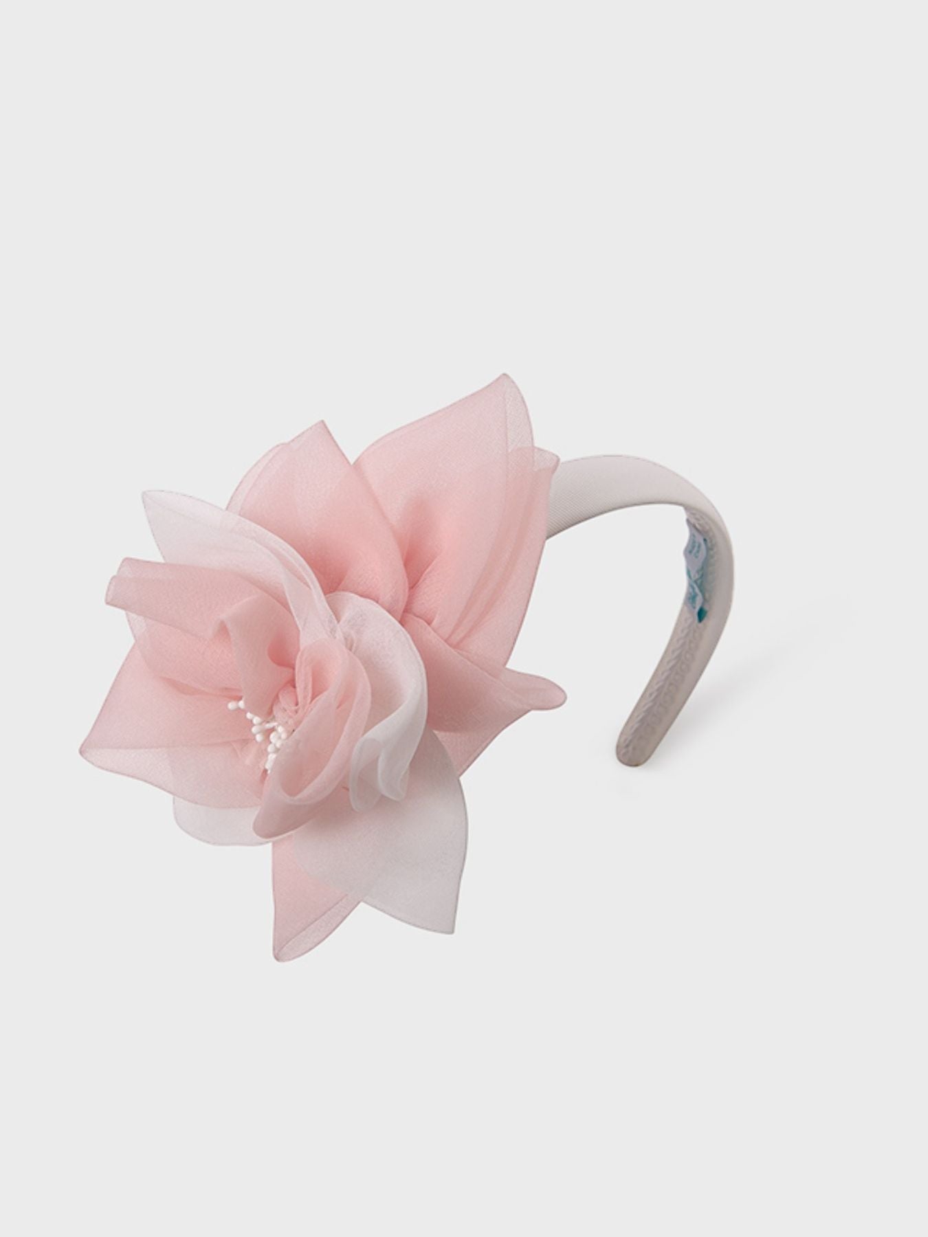 Cerchietto fiore organza PANNA 5413 - NANU' BABY