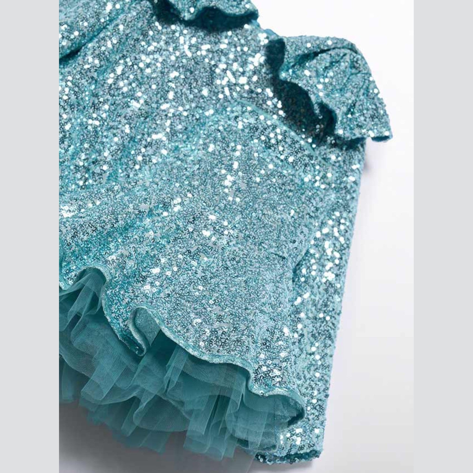 Compl. gonna lustrini Bimba Verde 5542/9 - NANU' BABY