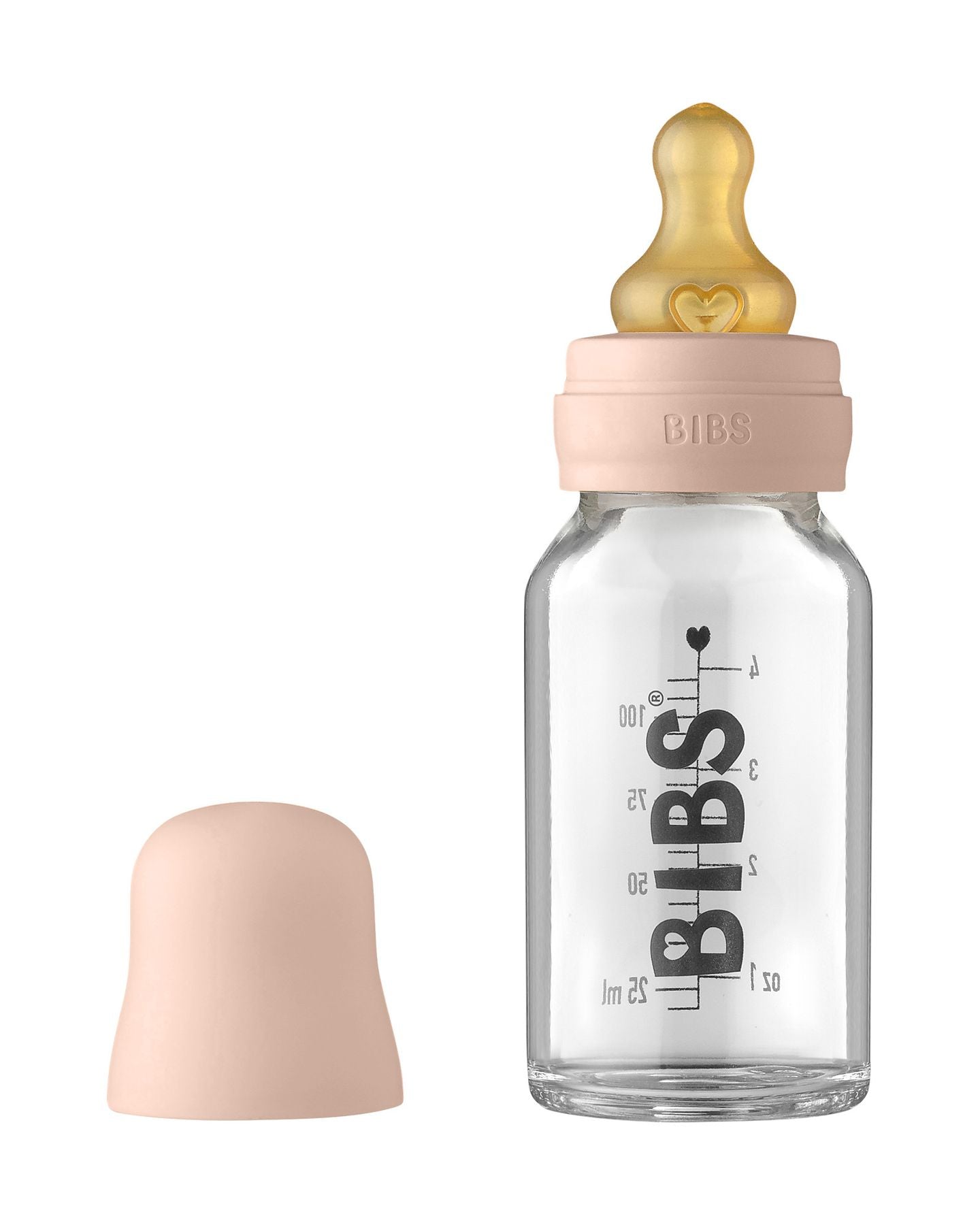 Set Completo Biberonin Vetro - Rosa Cipria ROSA FARD 5013244 - NANU' BABY