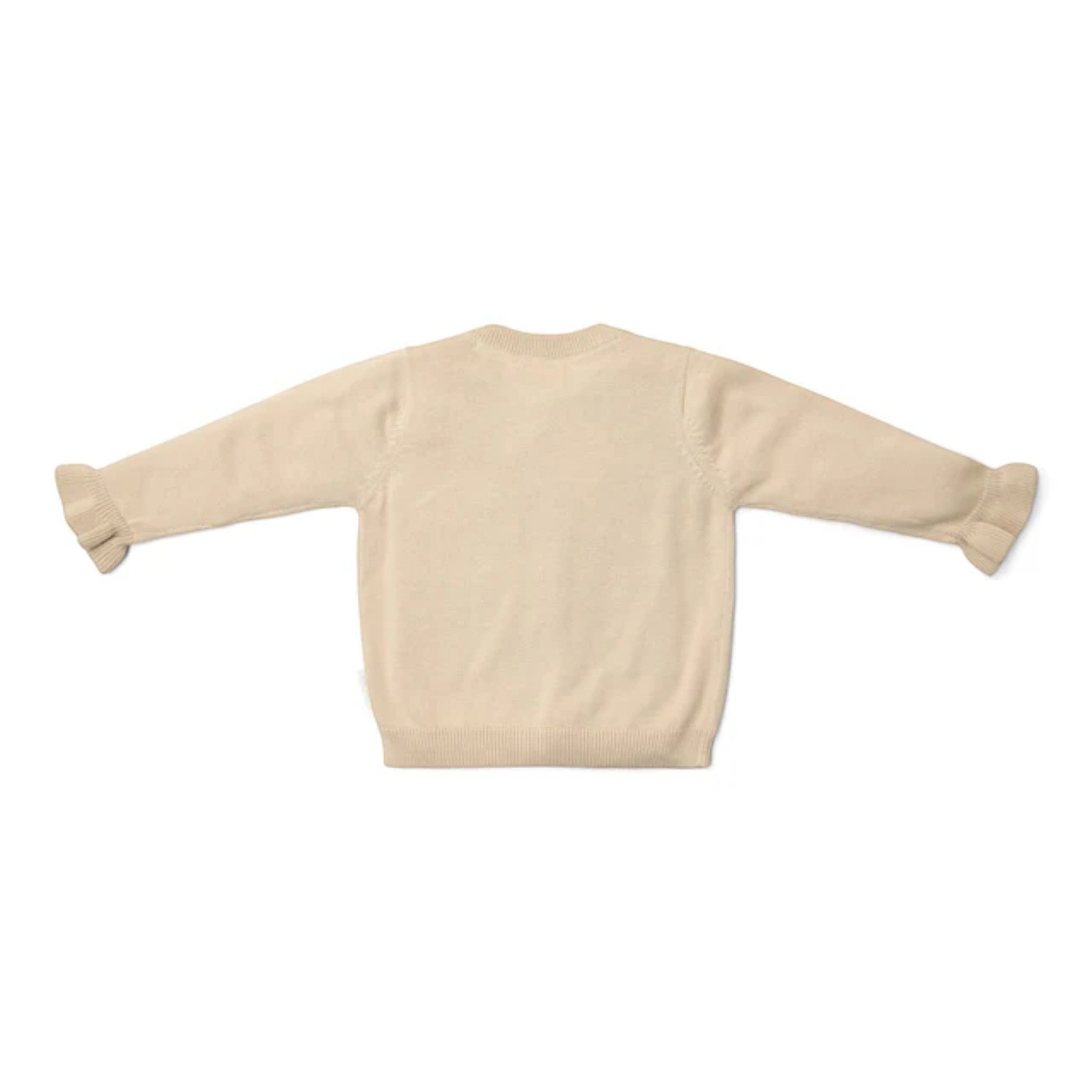 Cardigan lavorato a maglia- Giardino delle fate Bimba Avorio CL25092031
