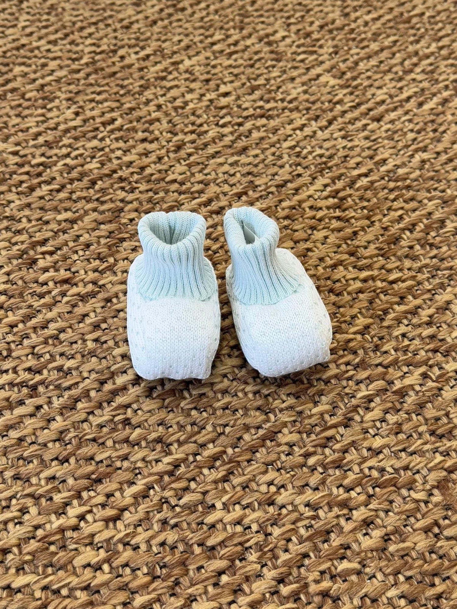 Babbucce Neonato BIANCO EB54S - NANU' BABY