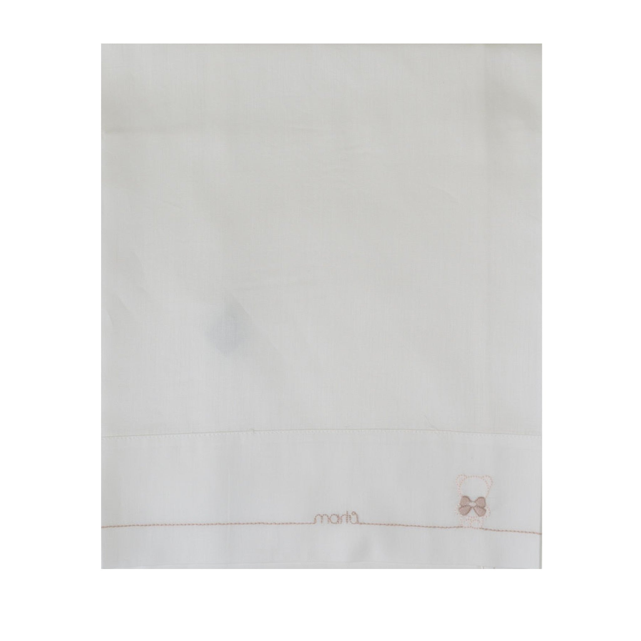 Set Lenzuolino Culla 3 Pezzi Neonato Cotone 100% Vaniglia IN59LE
